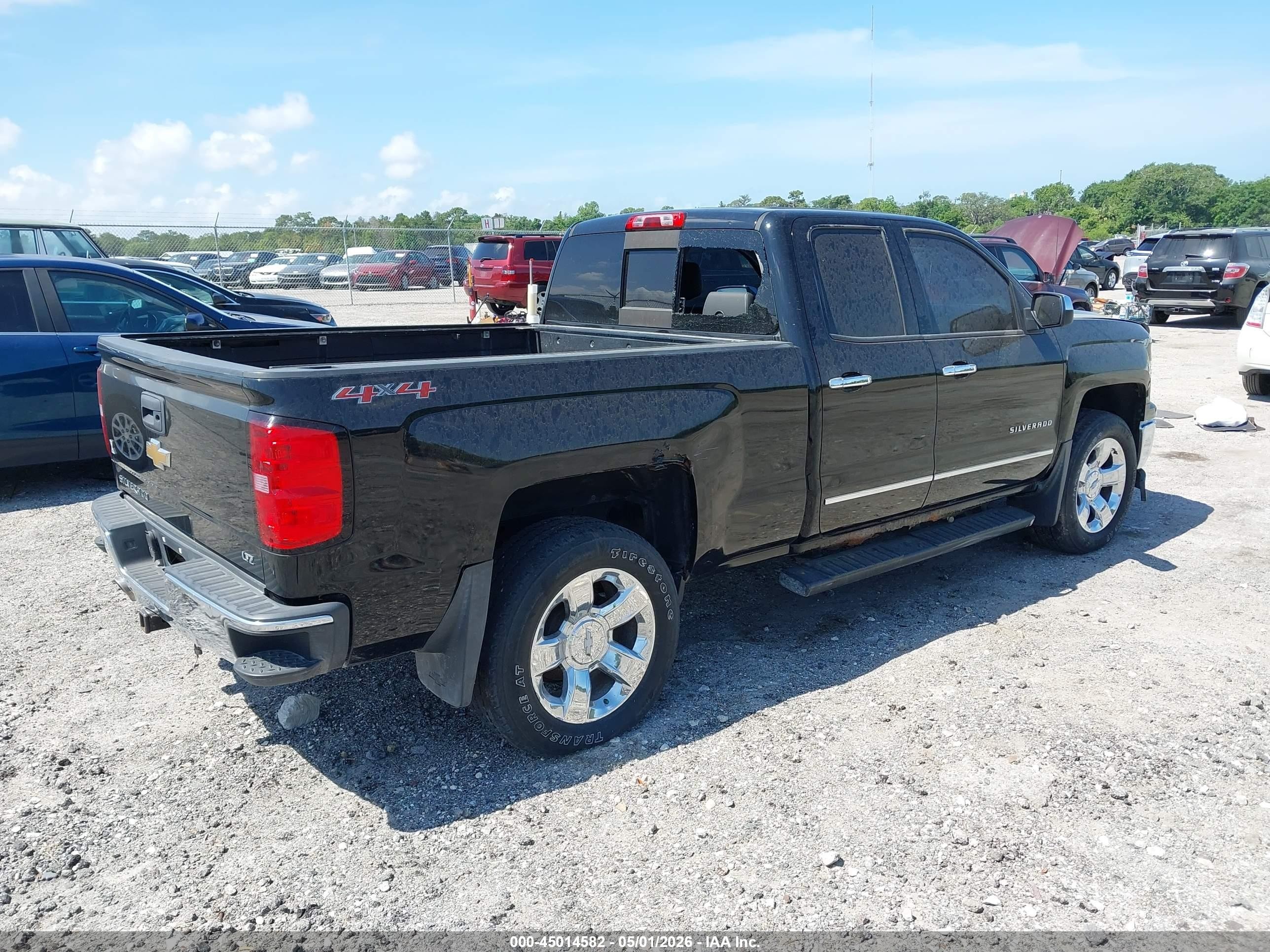 2014 Chevrolet Silverado 1500   Black vin: 1GCVKSEC4EZ156270