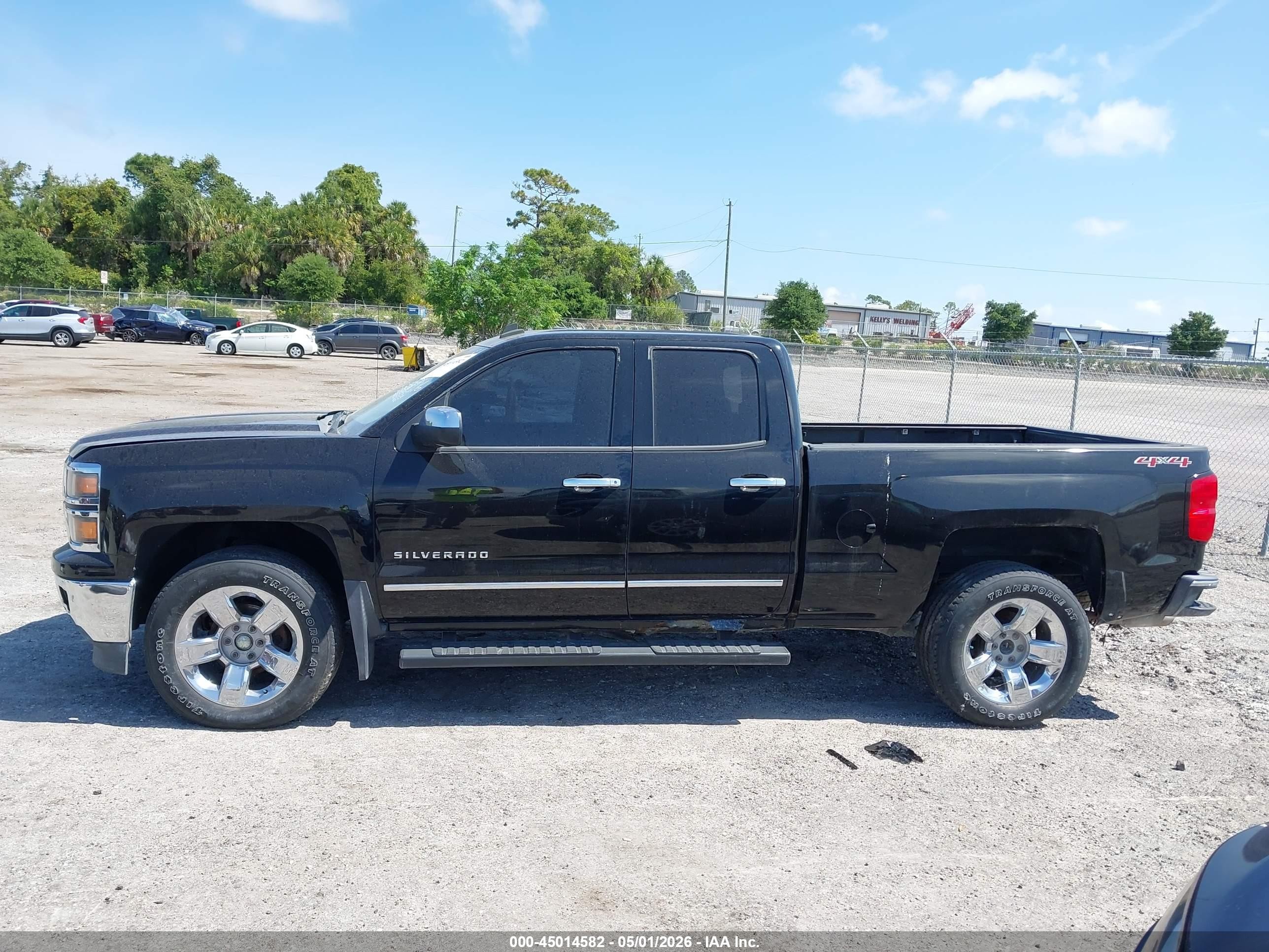 2014 Chevrolet Silverado 1500   Black vin: 1GCVKSEC4EZ156270