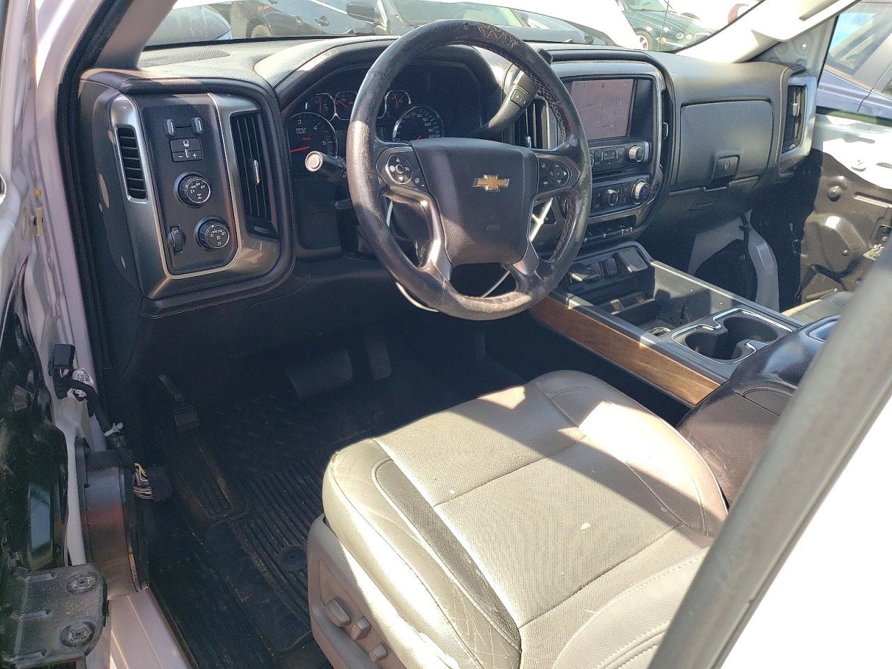2015 Chevrolet Silverado K1500 Ltz White vin: 1GCVKSEC4FZ146808