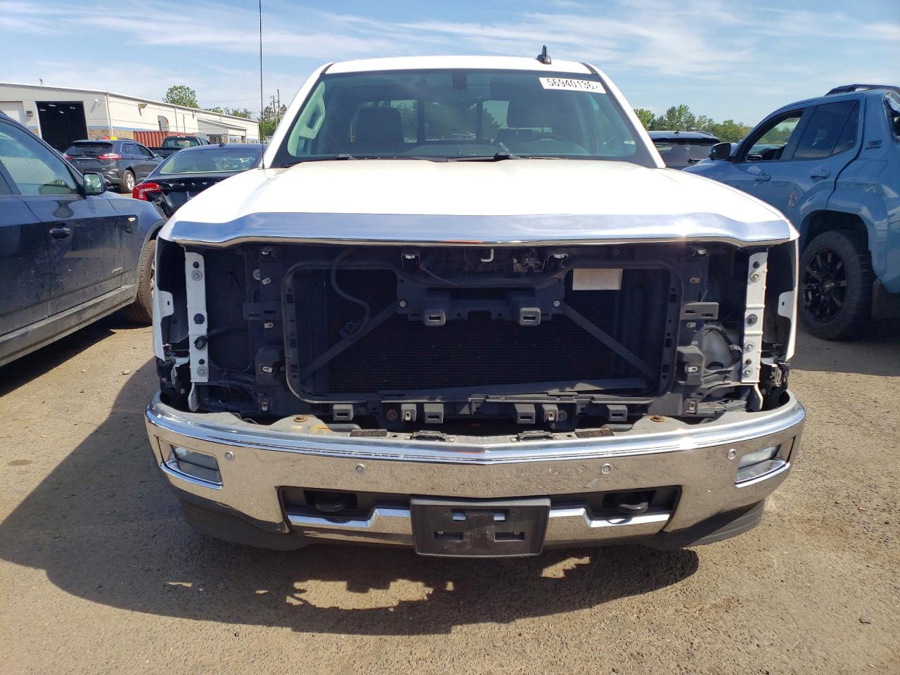 2015 Chevrolet Silverado K1500 Ltz White vin: 1GCVKSEC4FZ146808