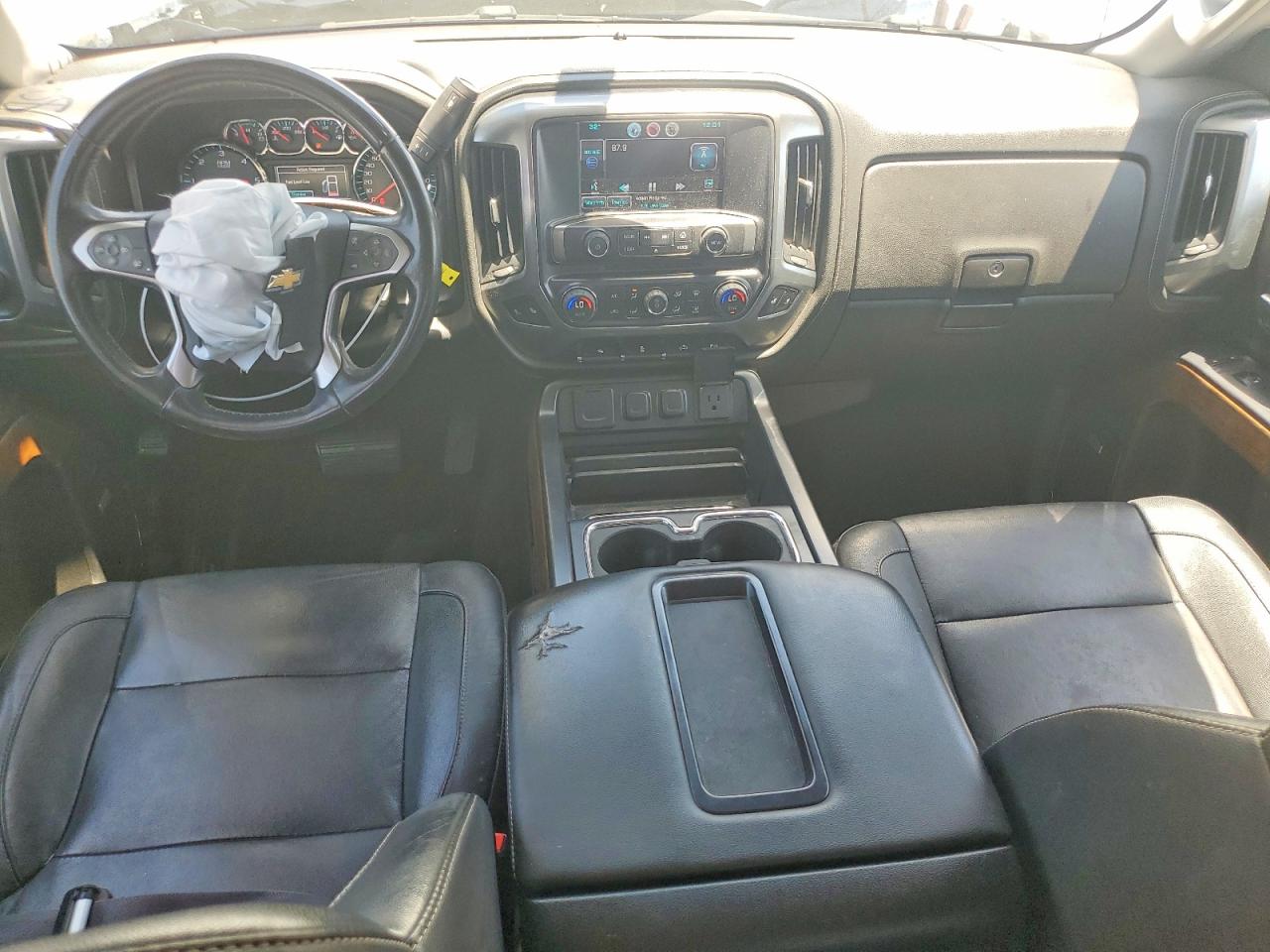 2015 Chevrolet Silverado K1500 Ltz White vin: 1GCVKSEC4FZ188797