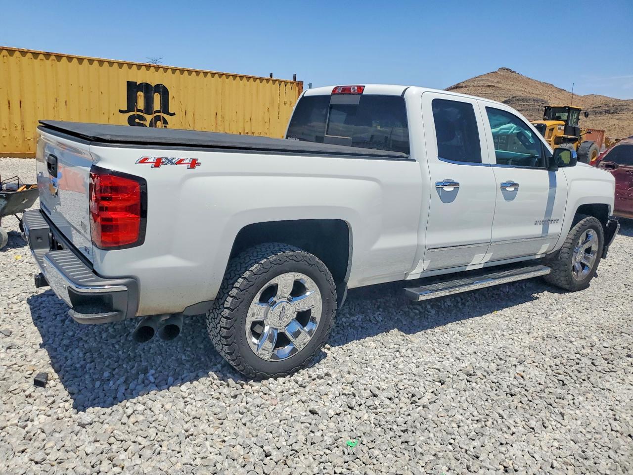 2015 Chevrolet Silverado K1500 Ltz White vin: 1GCVKSEC4FZ188797