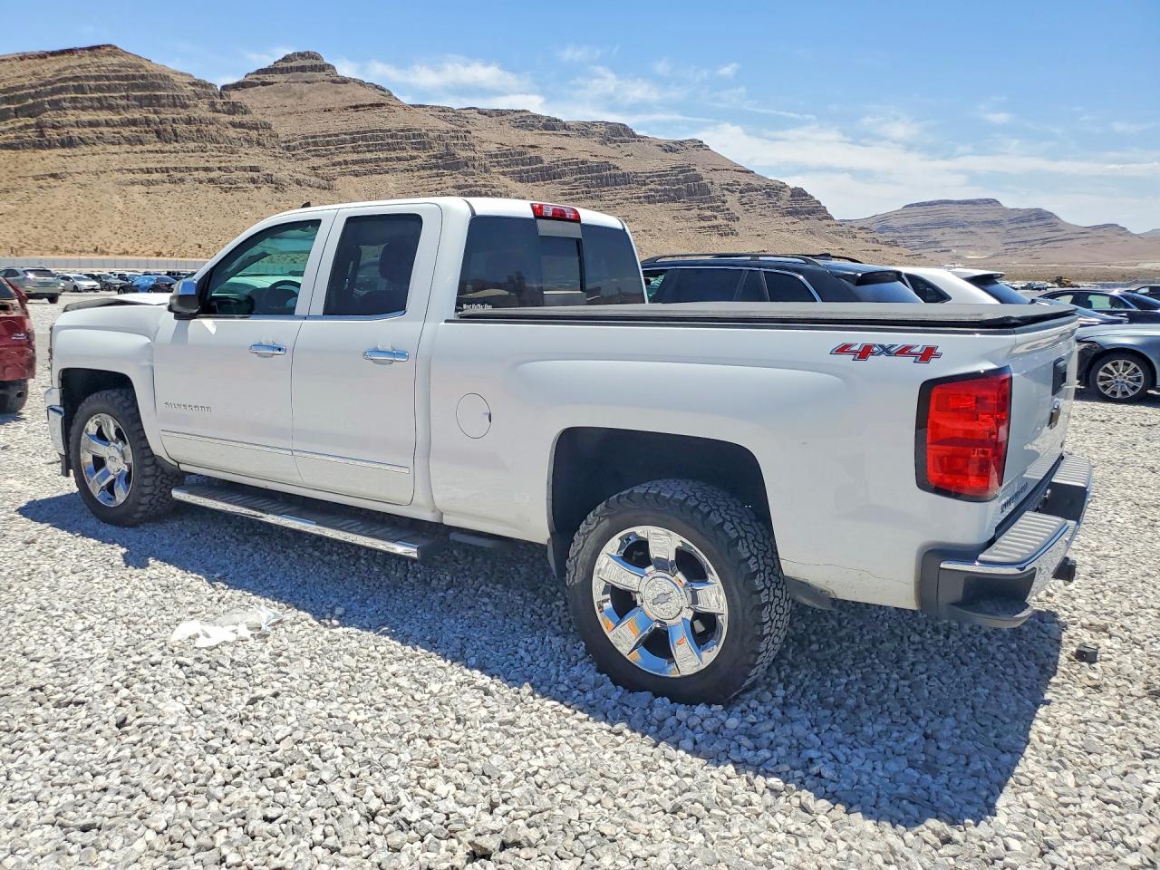 2015 Chevrolet Silverado K1500 Ltz White vin: 1GCVKSEC4FZ188797