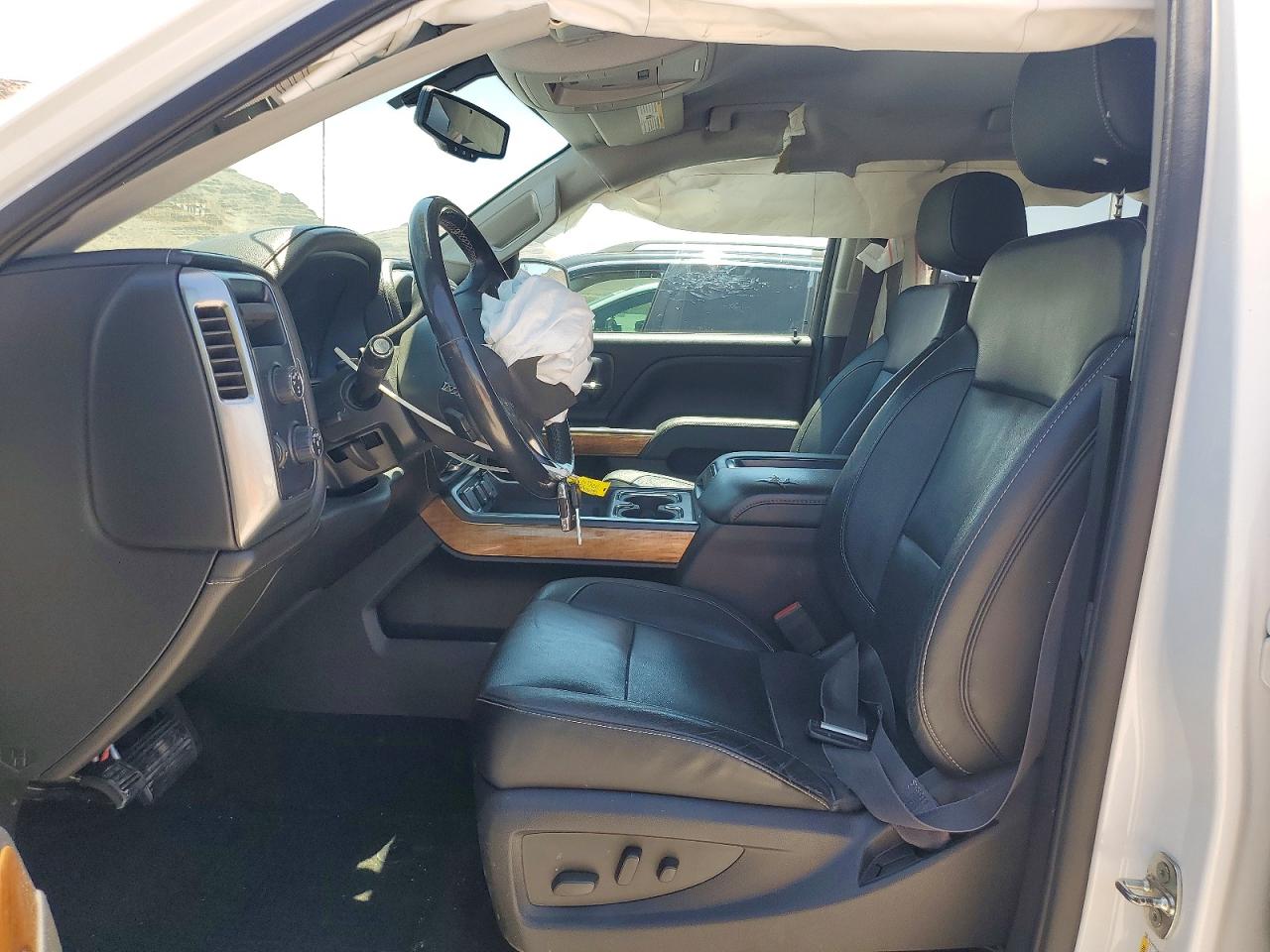 2015 Chevrolet Silverado K1500 Ltz White vin: 1GCVKSEC4FZ188797