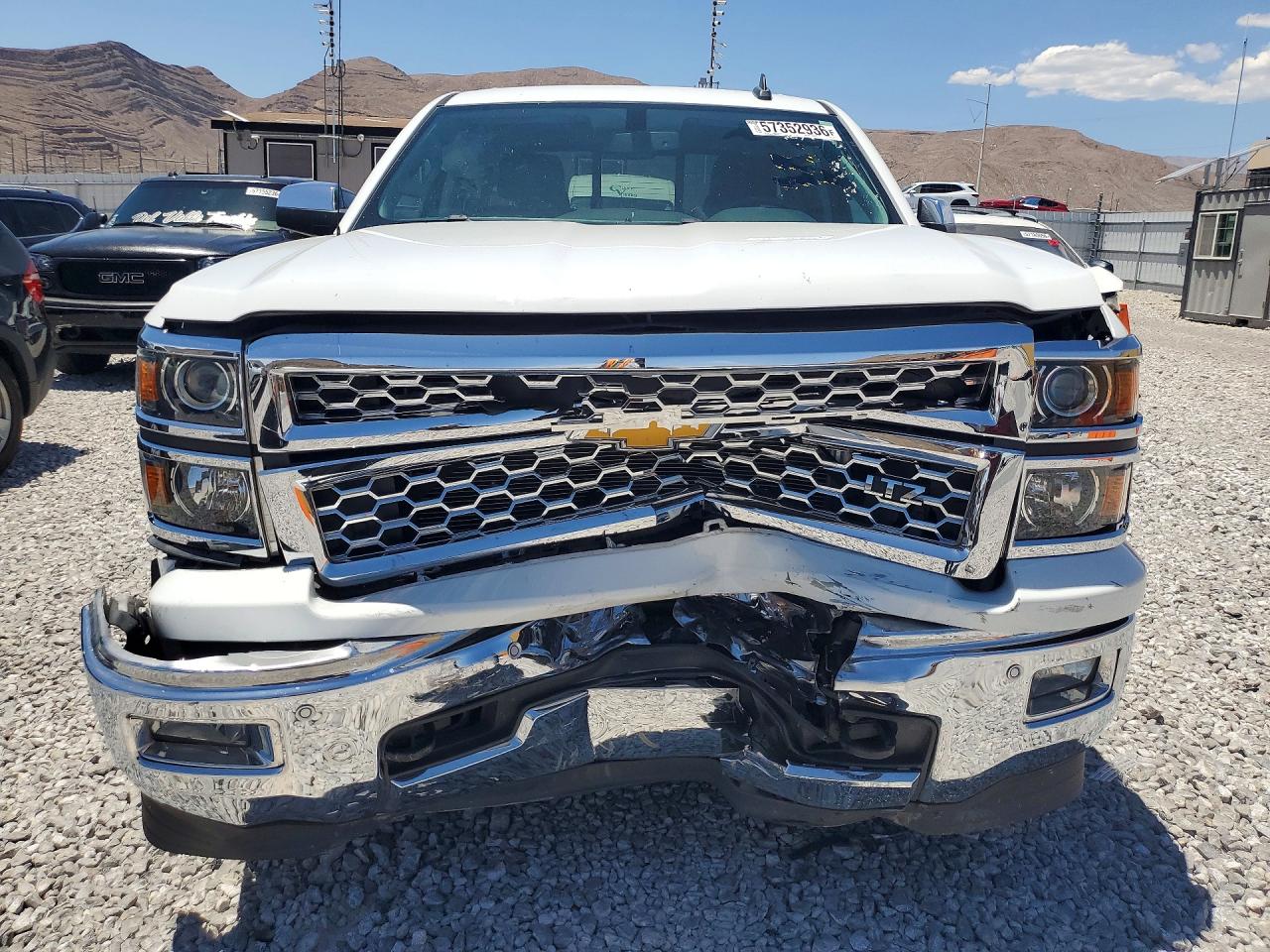 2015 Chevrolet Silverado K1500 Ltz White vin: 1GCVKSEC4FZ188797