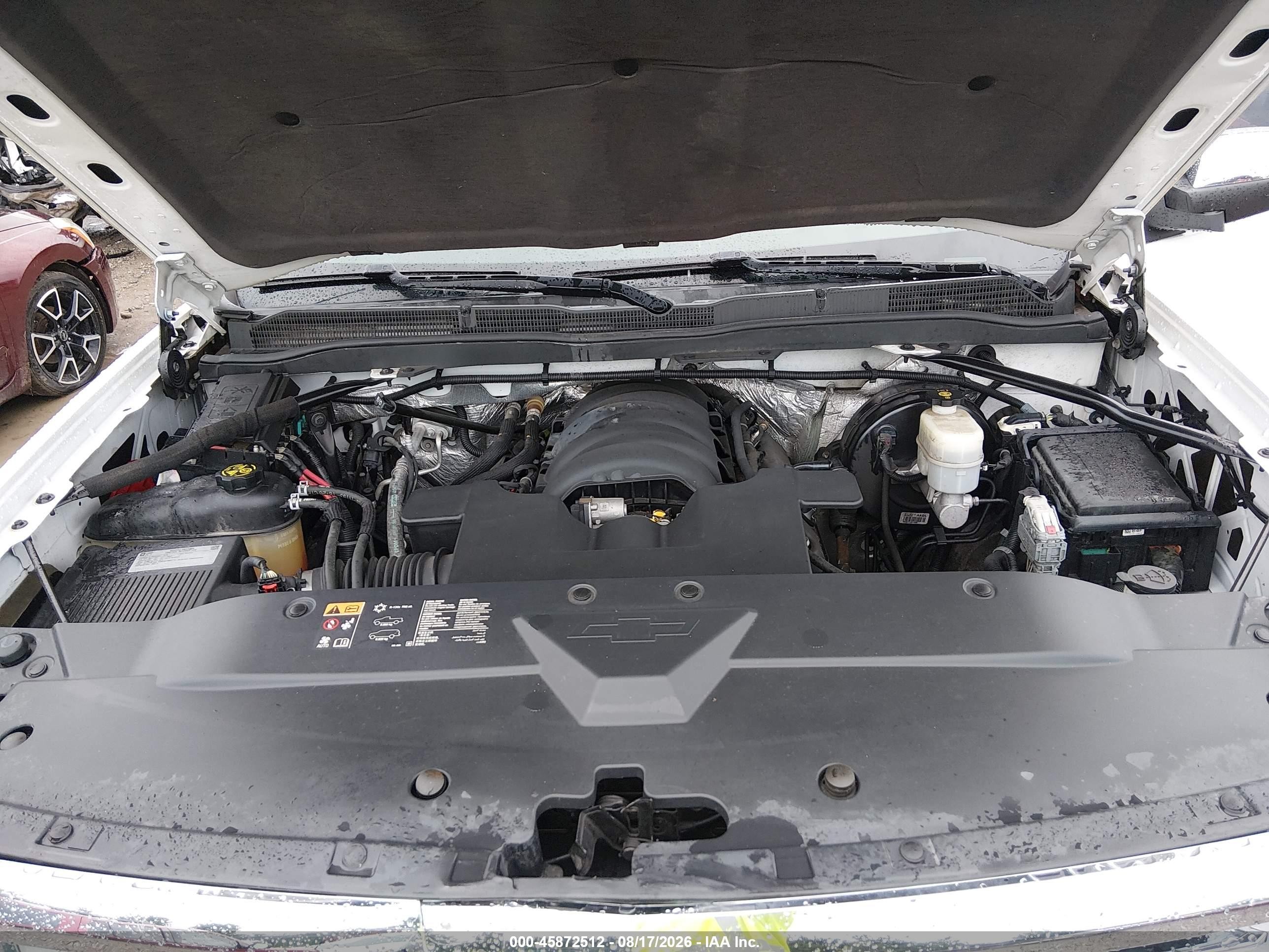 2015 Chevrolet Silverado 1500 Ltz White vin: 1GCVKSEC4FZ314351