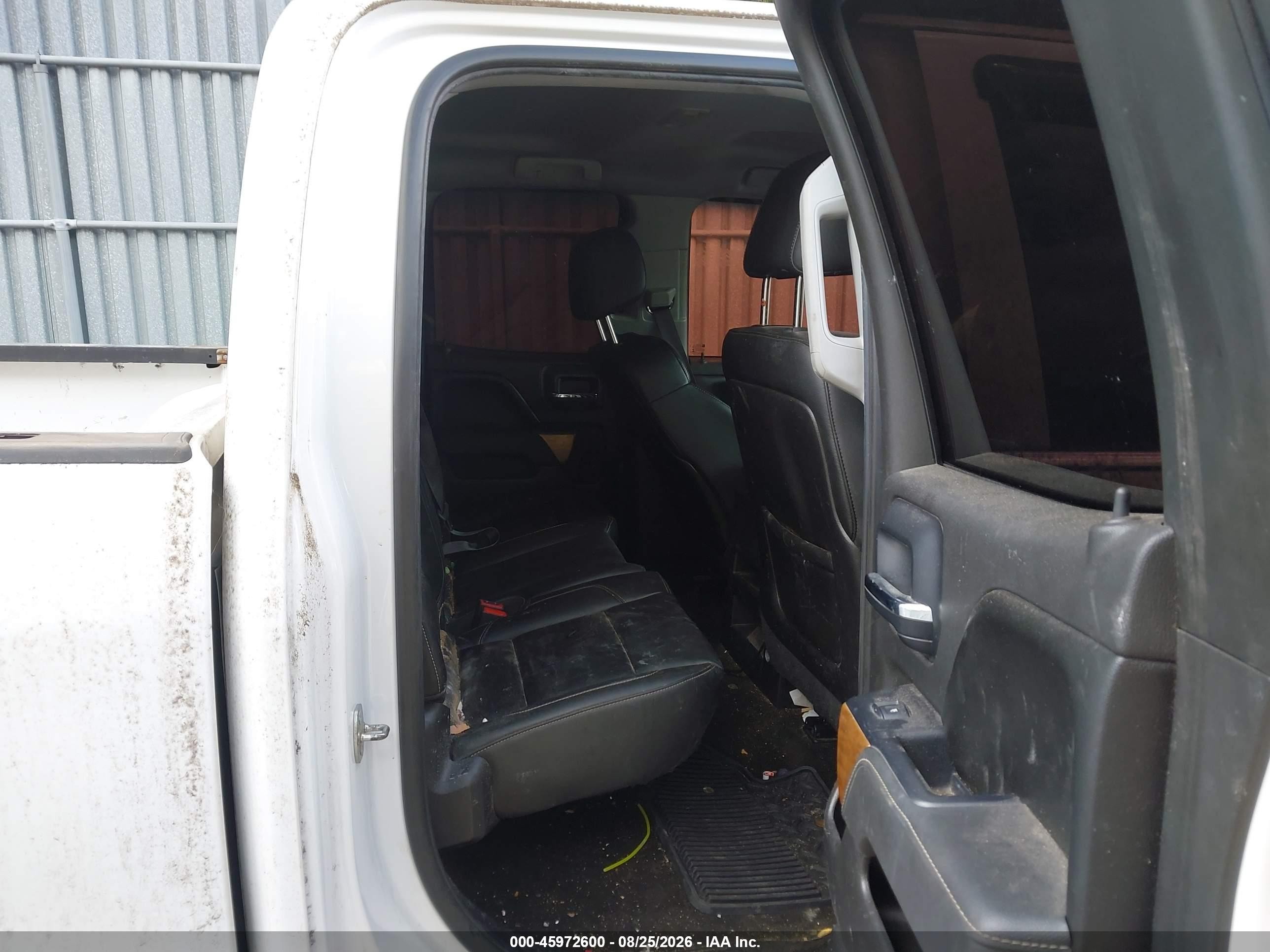 2015 Chevrolet Silverado 1500 Ltz White vin: 1GCVKSEC4FZ333479