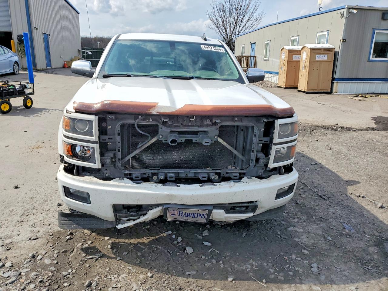 2015 Chevrolet Silverado K1500 Ltz White vin: 1GCVKSEC4FZ392015
