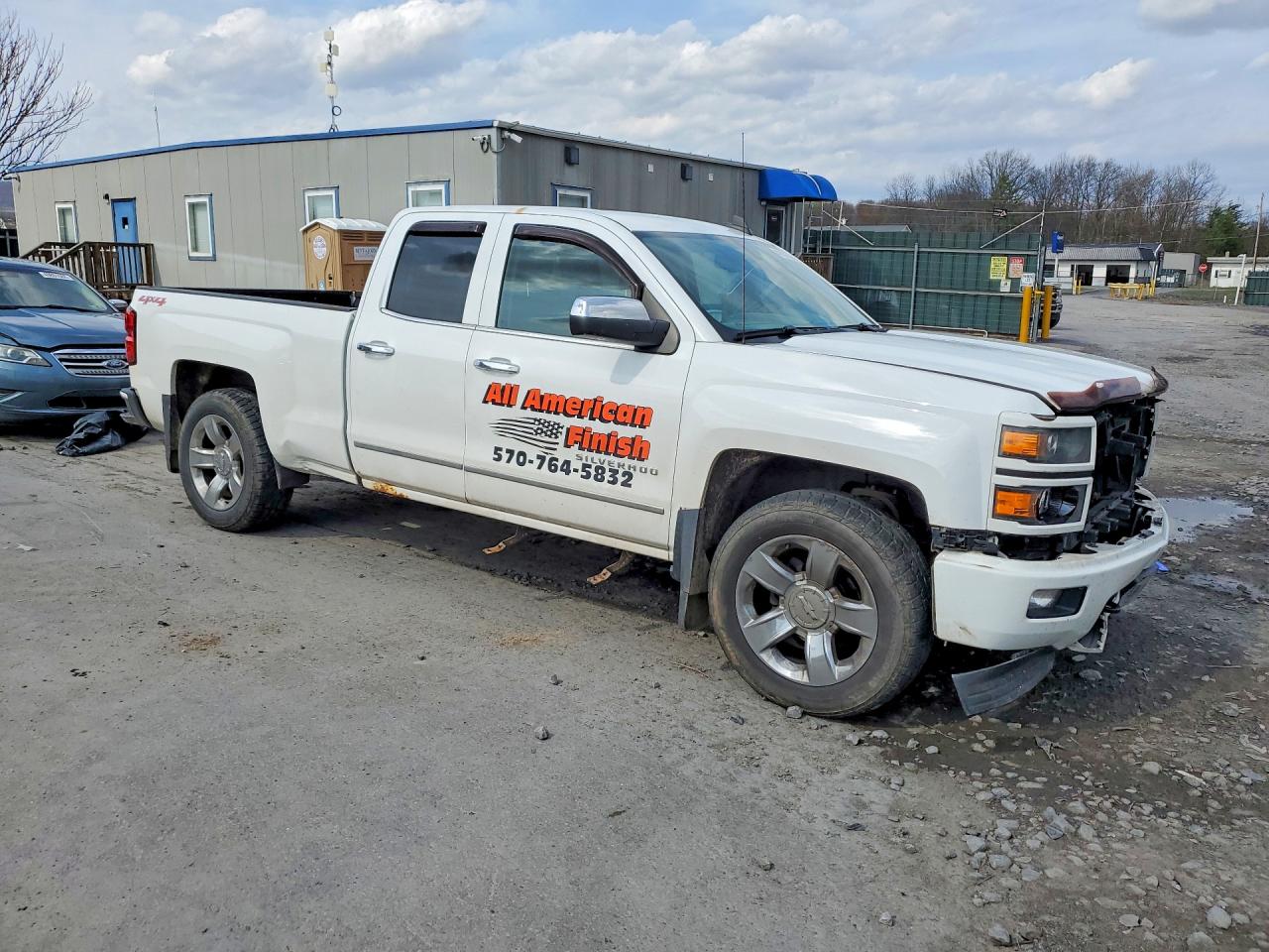 2015 Chevrolet Silverado K1500 Ltz White vin: 1GCVKSEC4FZ392015