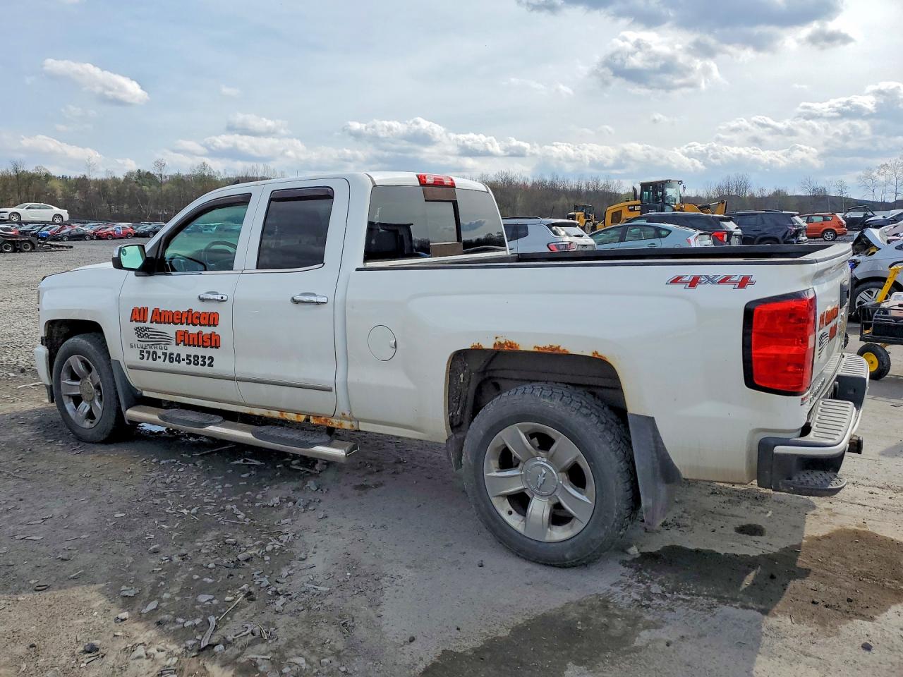 2015 Chevrolet Silverado K1500 Ltz White vin: 1GCVKSEC4FZ392015