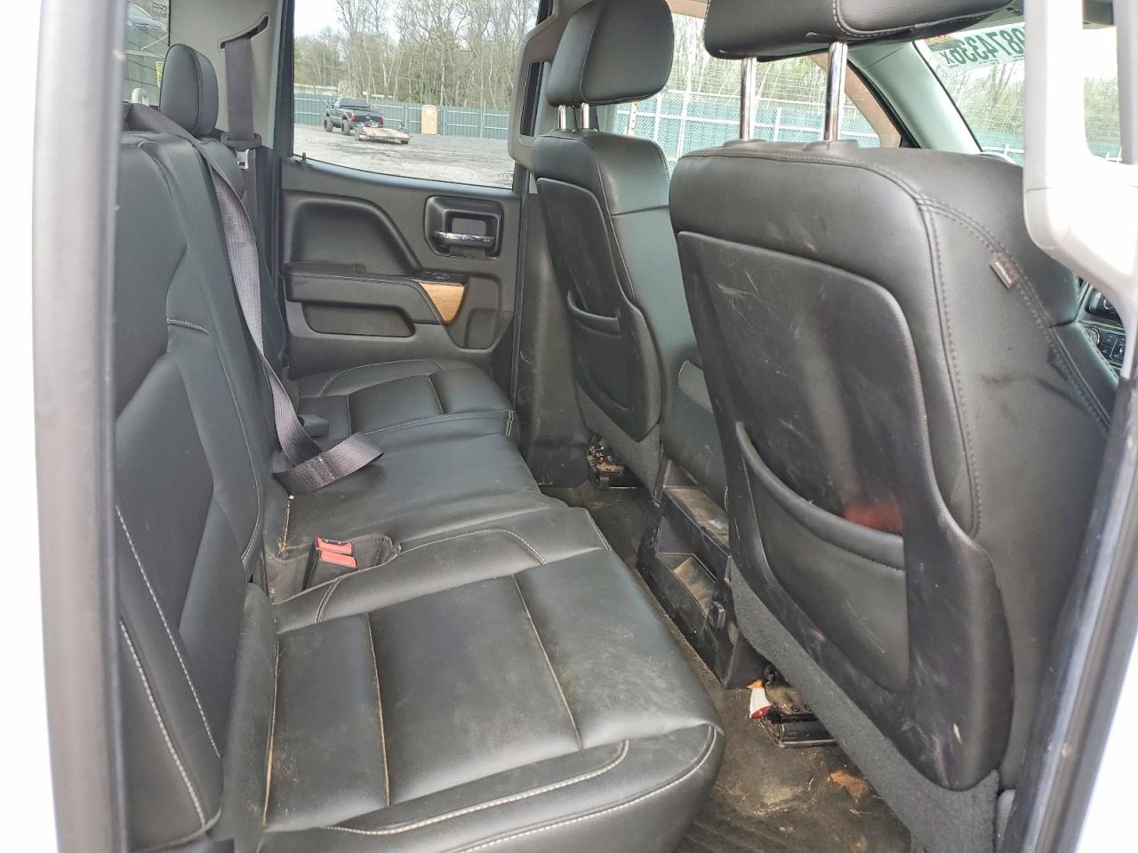 2015 Chevrolet Silverado K1500 Ltz White vin: 1GCVKSEC4FZ392015
