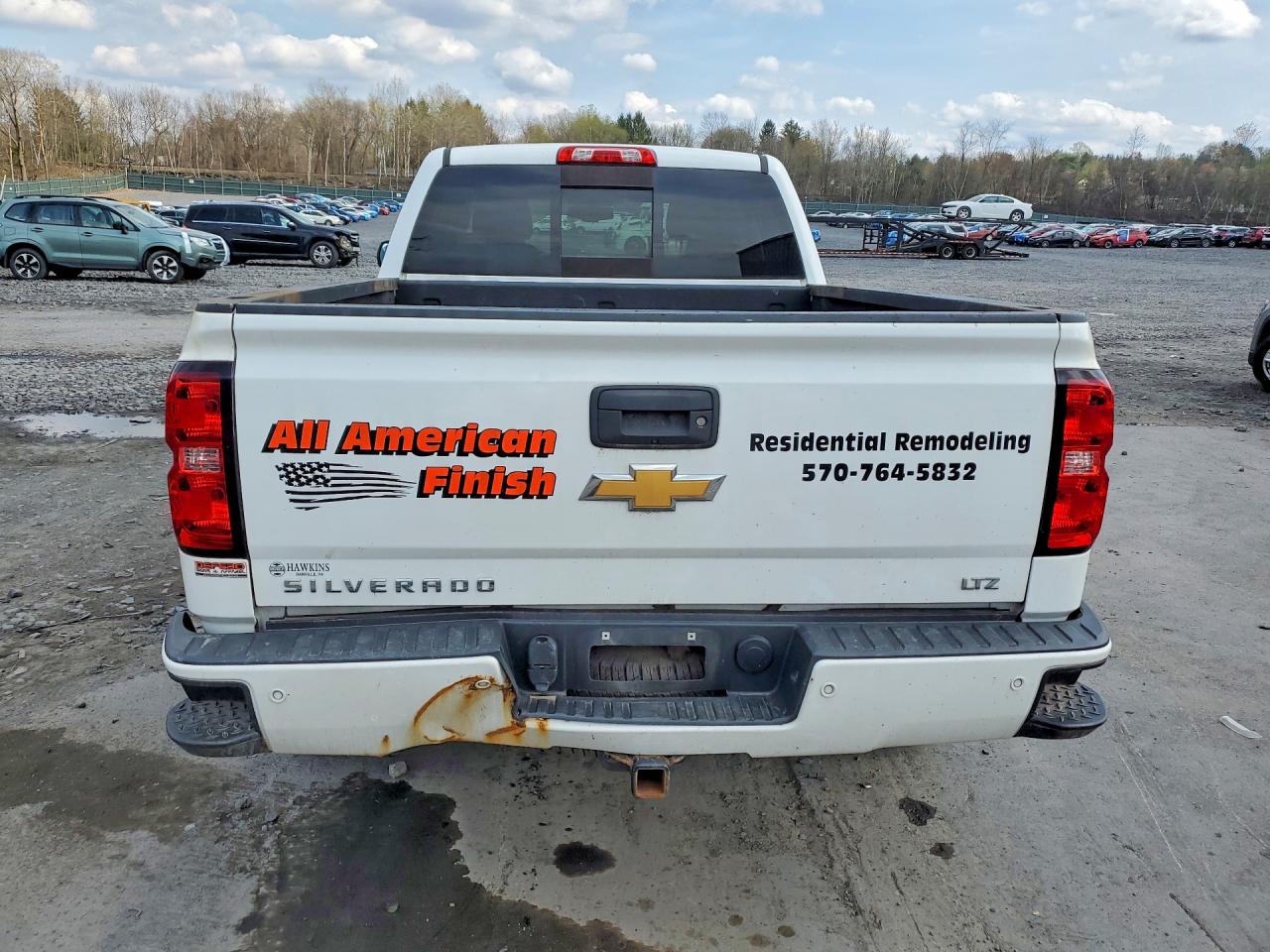 2015 Chevrolet Silverado K1500 Ltz White vin: 1GCVKSEC4FZ392015