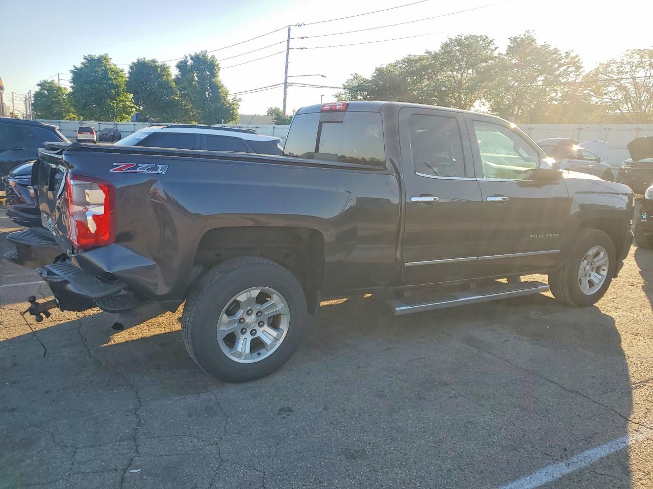 2016 Chevrolet Silverado K1500 Ltz Gray vin: 1GCVKSEC4GZ318546
