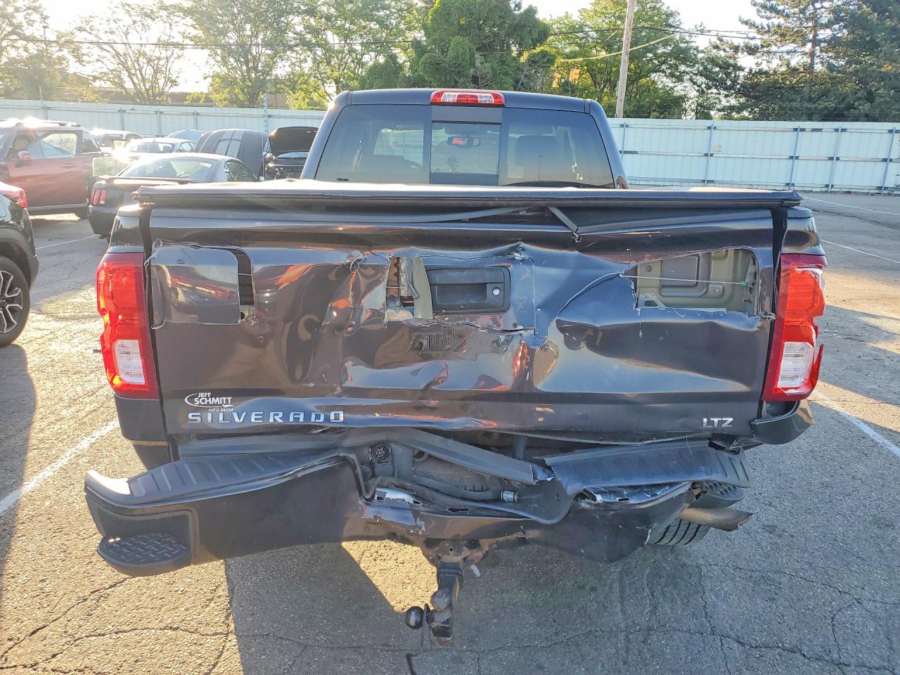 2016 Chevrolet Silverado K1500 Ltz Gray vin: 1GCVKSEC4GZ318546