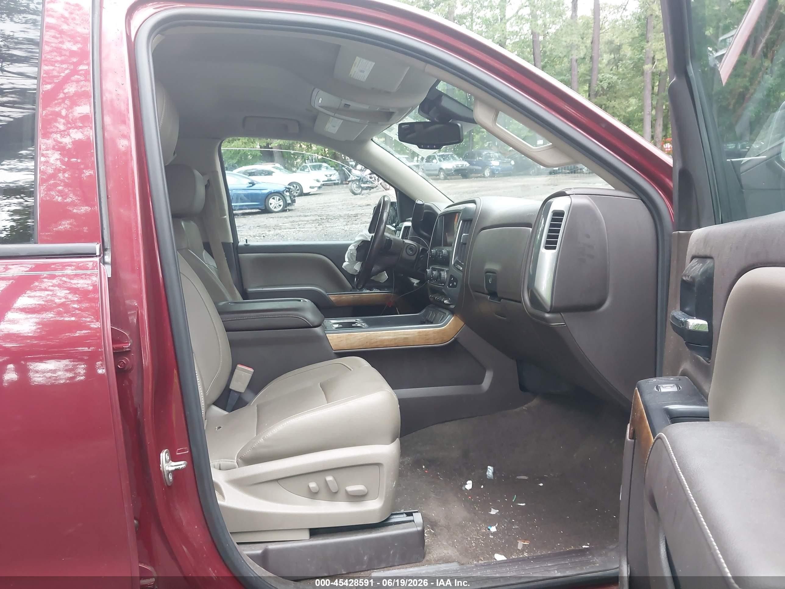 2014 Chevrolet Silverado 1500 Ltz Burgundy vin: 1GCVKSEC5EZ103545