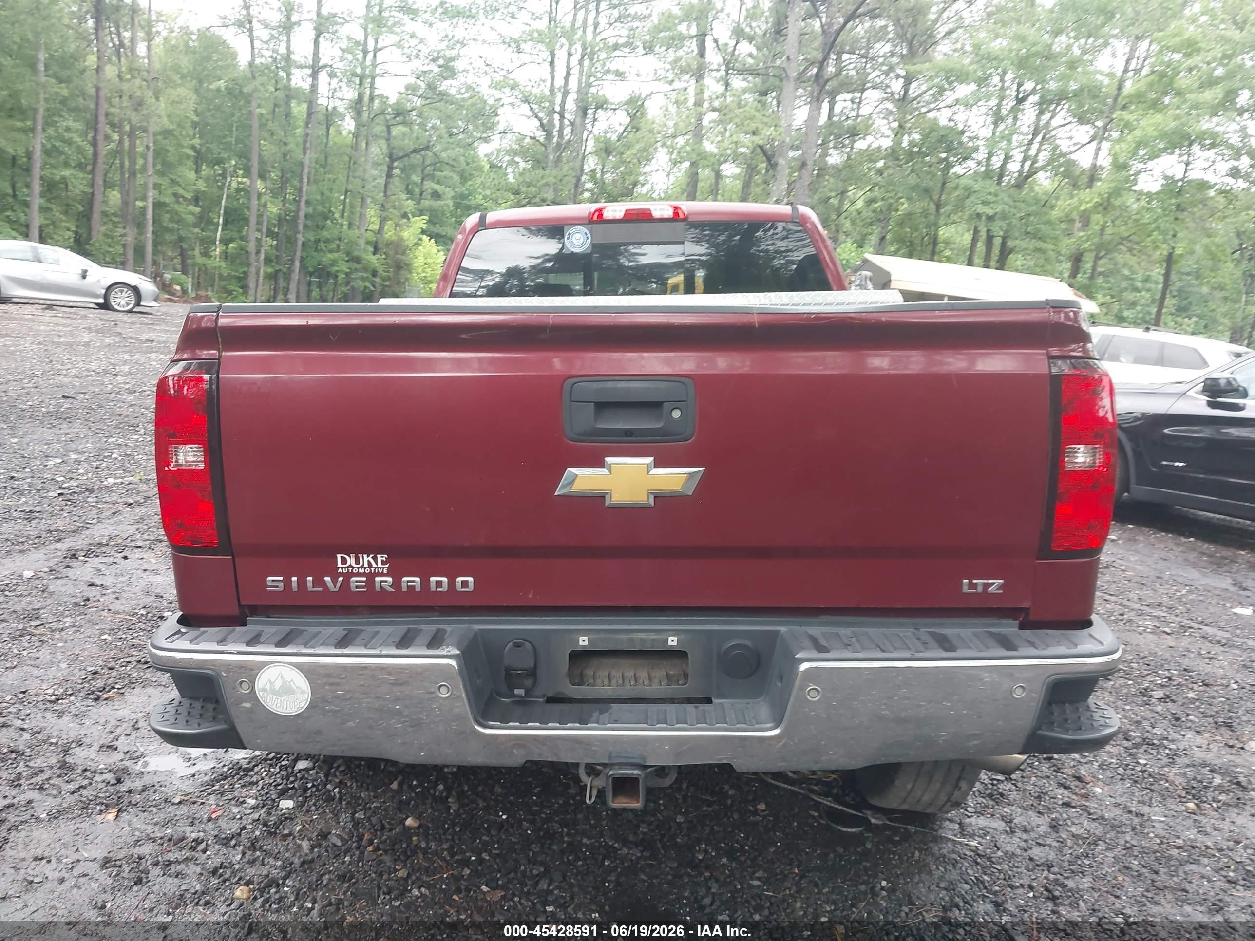2014 Chevrolet Silverado 1500 Ltz Burgundy vin: 1GCVKSEC5EZ103545