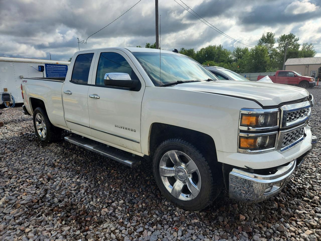 2014 Chevrolet Silverado K1500 Ltz Белый vin: 1GCVKSEC6EZ191733