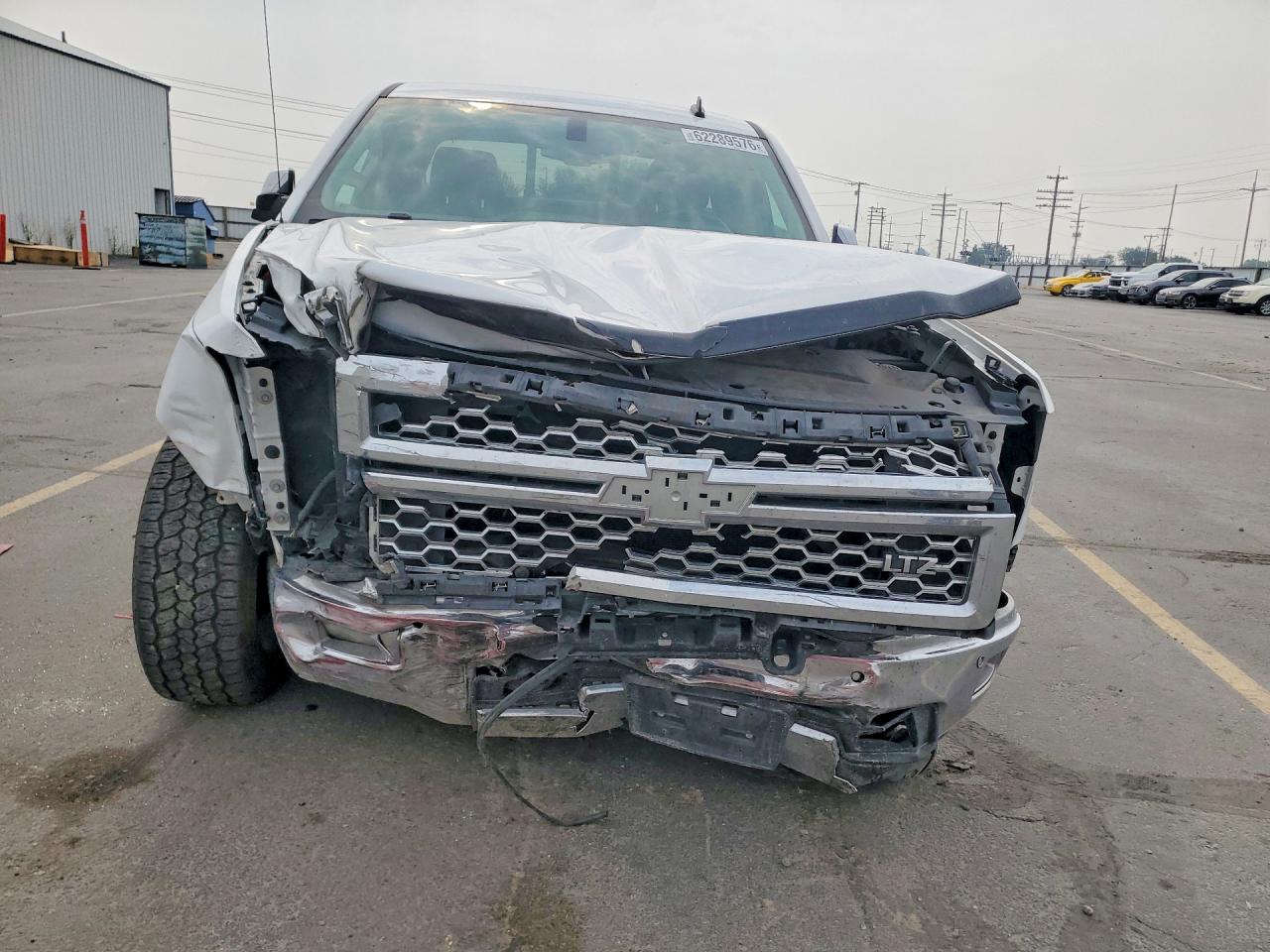 2014 Chevrolet Silverado K1500 Ltz White vin: 1GCVKSEC6EZ416233