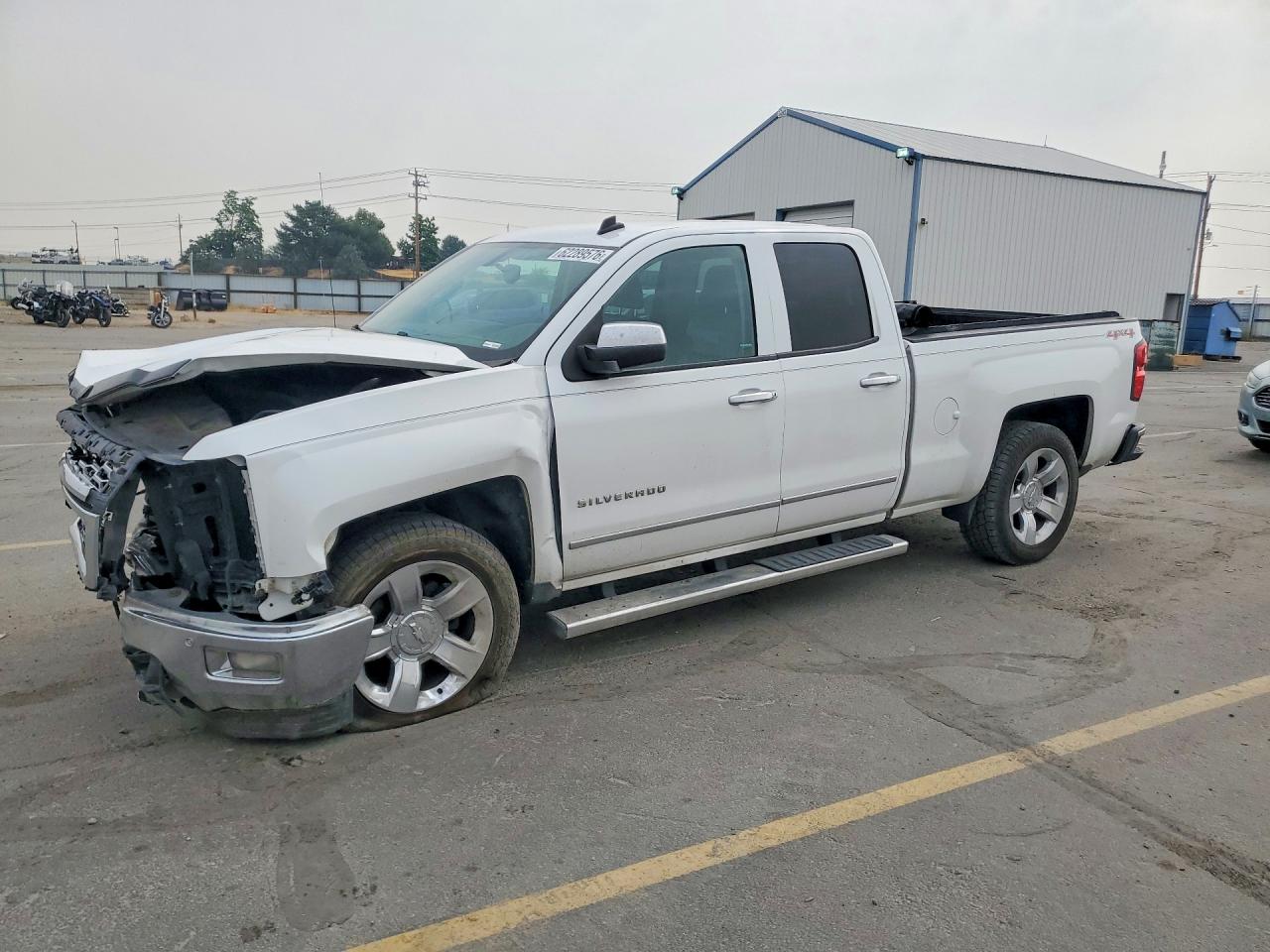 2014 Chevrolet Silverado K1500 Ltz White vin: 1GCVKSEC6EZ416233
