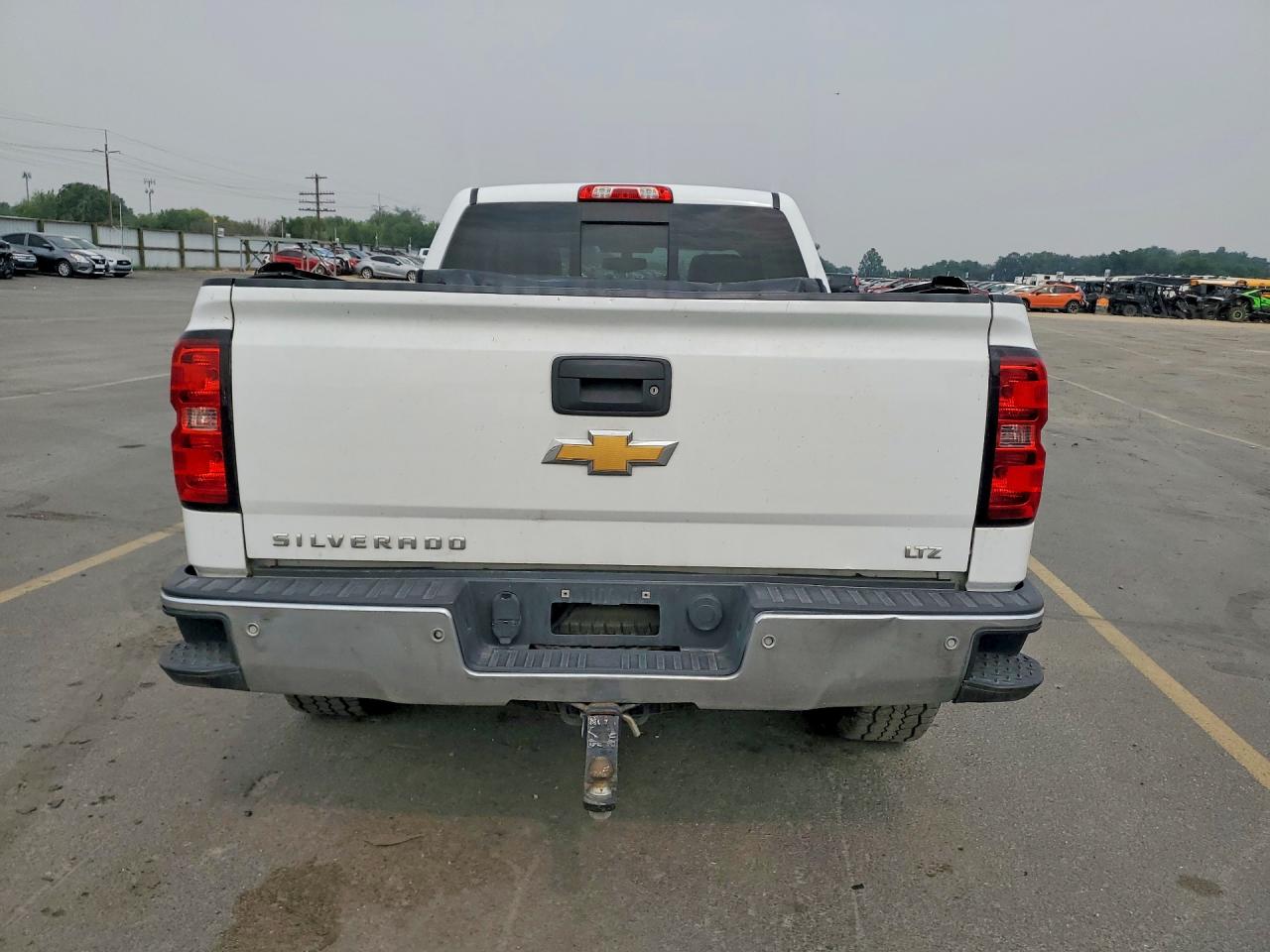 2014 Chevrolet Silverado K1500 Ltz White vin: 1GCVKSEC6EZ416233