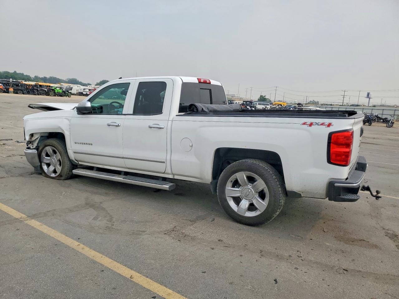2014 Chevrolet Silverado K1500 Ltz White vin: 1GCVKSEC6EZ416233