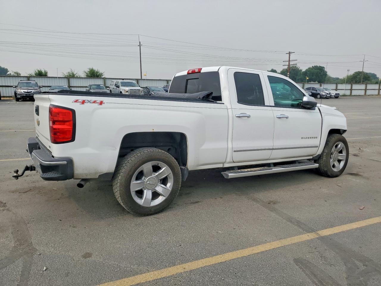 2014 Chevrolet Silverado K1500 Ltz White vin: 1GCVKSEC6EZ416233