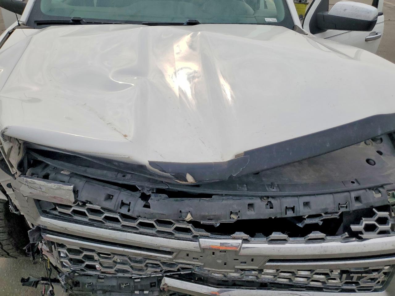 2014 Chevrolet Silverado K1500 Ltz White vin: 1GCVKSEC6EZ416233