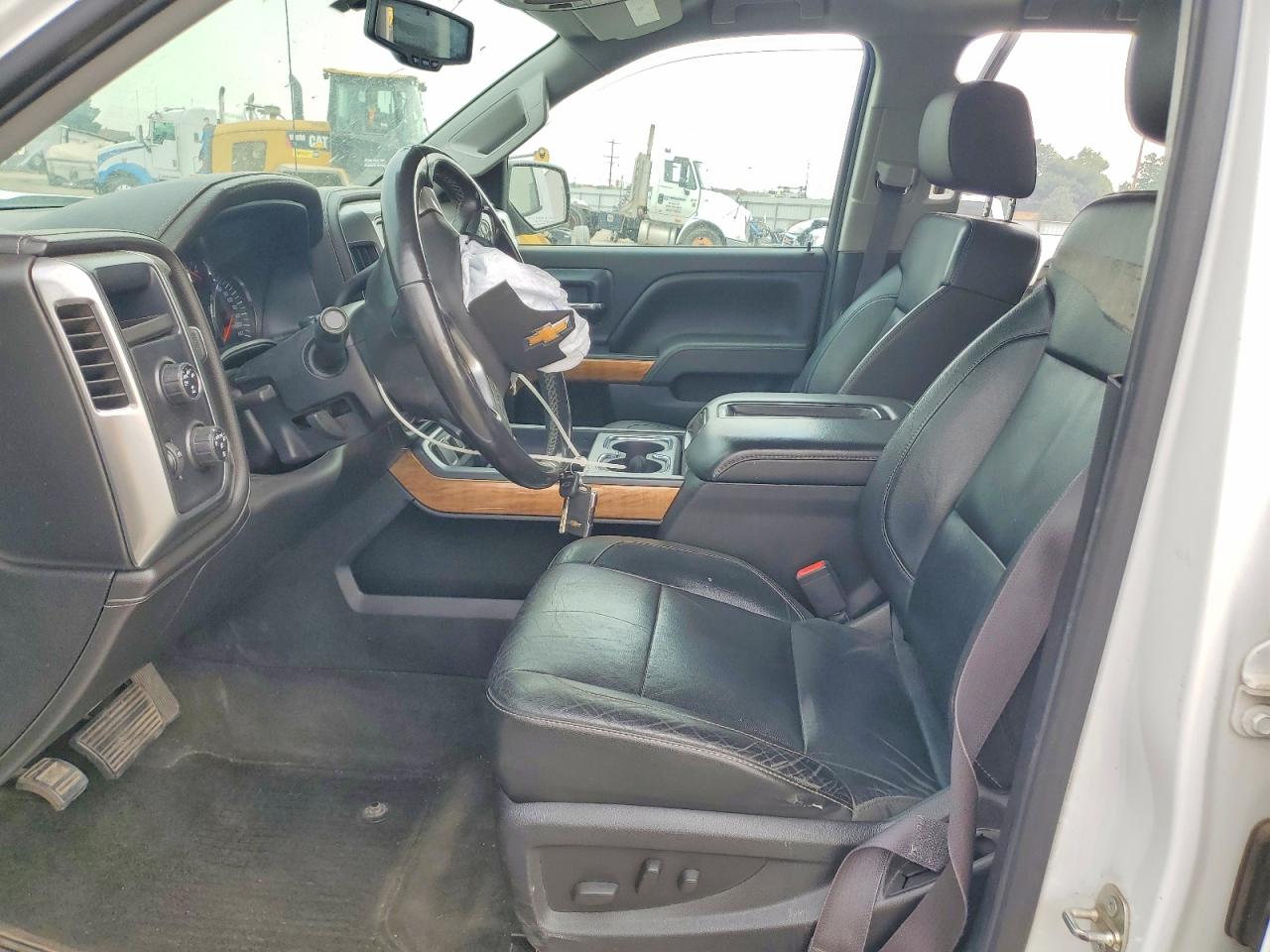 2014 Chevrolet Silverado K1500 Ltz White vin: 1GCVKSEC6EZ416233