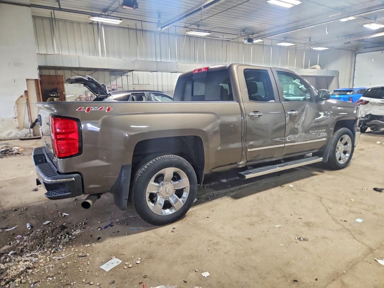 2015 Chevrolet Silverado K1500 Ltz Gray vin: 1GCVKSEC6FZ188445