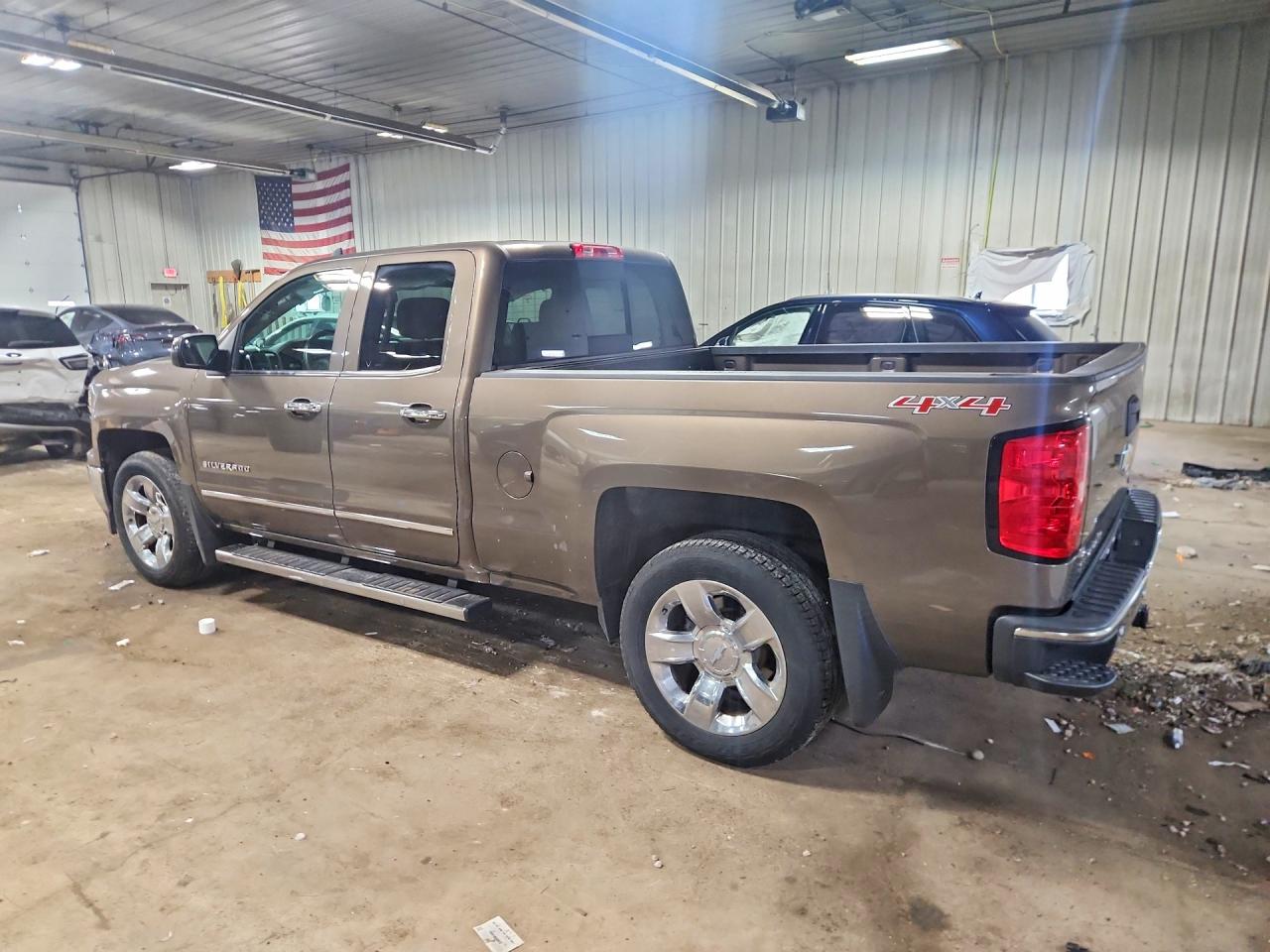 2015 Chevrolet Silverado K1500 Ltz Gray vin: 1GCVKSEC6FZ188445