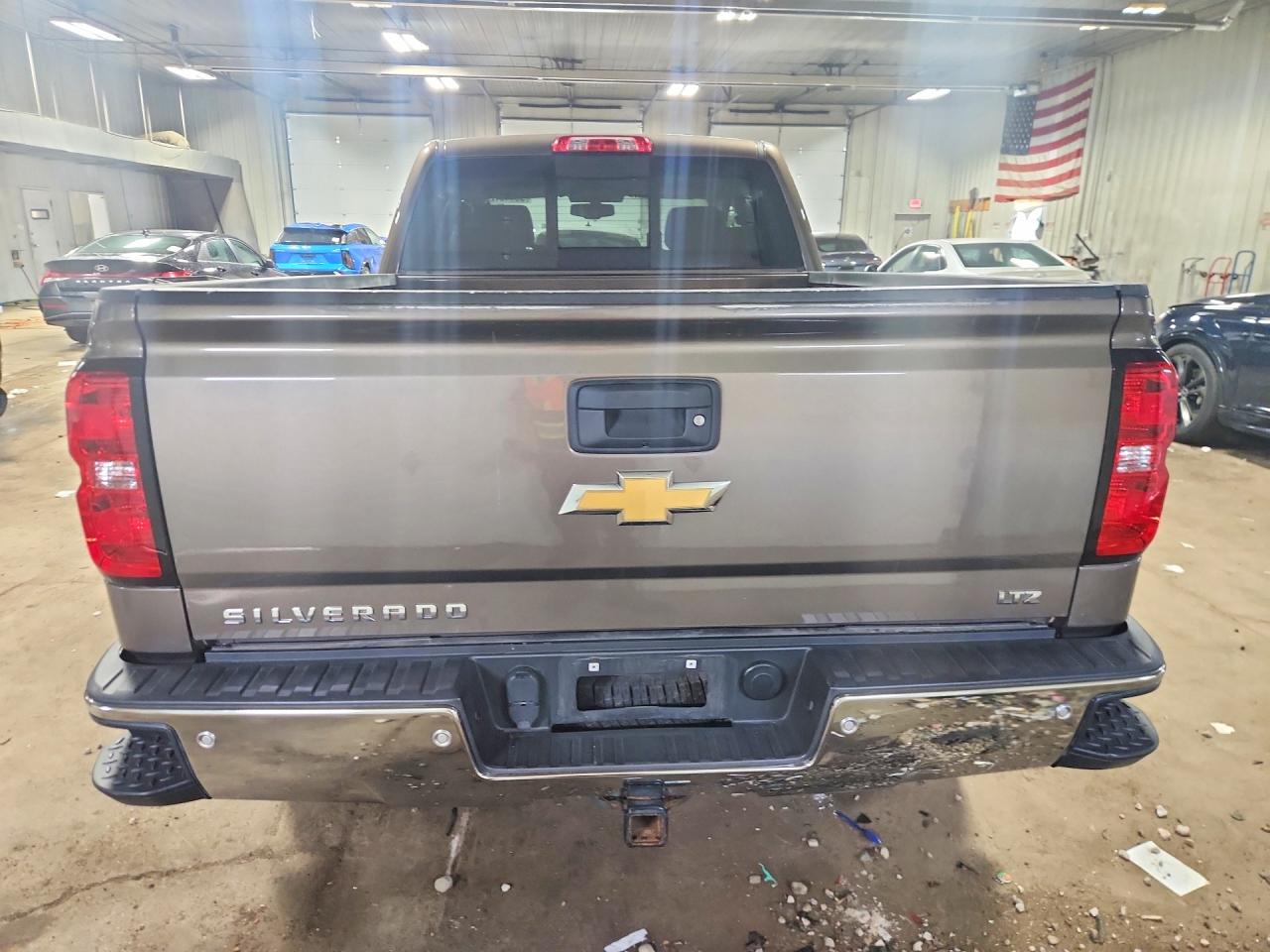 2015 Chevrolet Silverado K1500 Ltz Gray vin: 1GCVKSEC6FZ188445