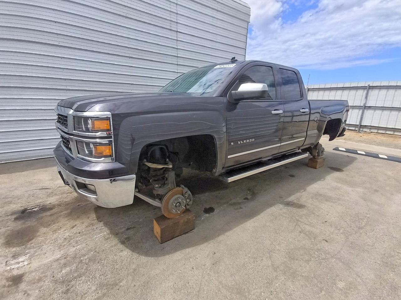 2014 Chevrolet Silverado K1500 Ltz Charcoal vin: 1GCVKSEC7EZ124493