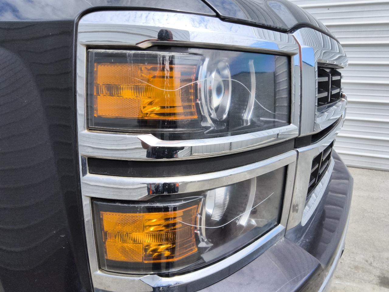 2014 Chevrolet Silverado K1500 Ltz Charcoal vin: 1GCVKSEC7EZ124493 Damage: Right Head Lamp, Heavy Scratch, Replacement Required