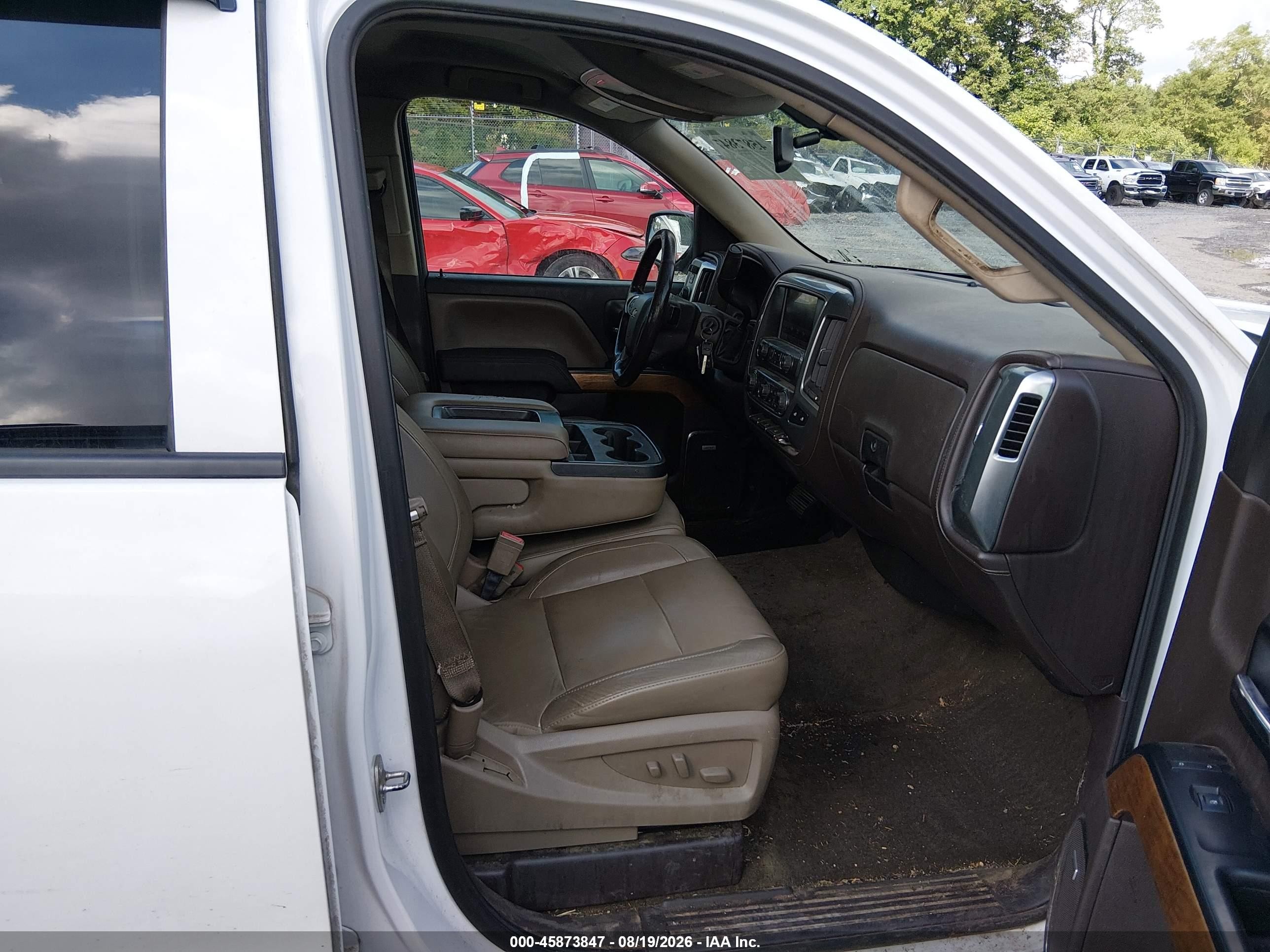2014 Chevrolet Silverado 1500 Ltz Белый vin: 1GCVKSEC7EZ141679