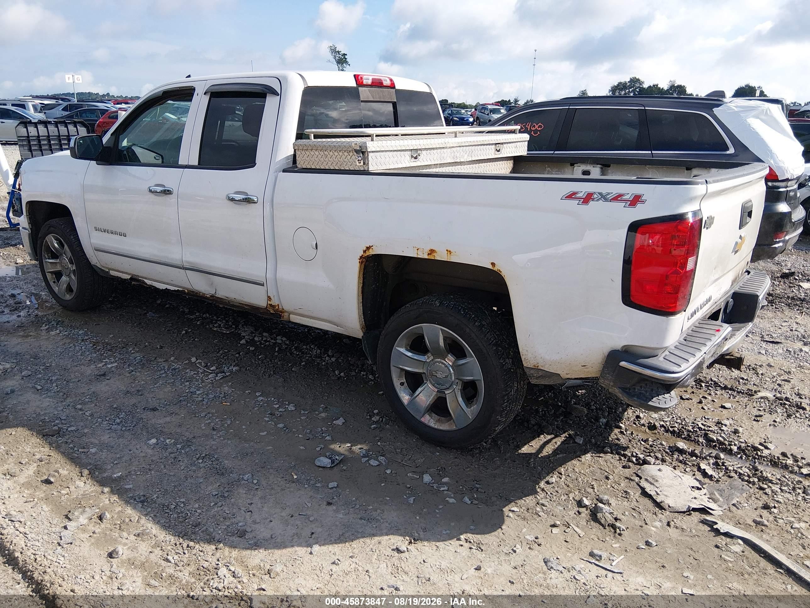 2014 Chevrolet Silverado 1500 Ltz Белый vin: 1GCVKSEC7EZ141679