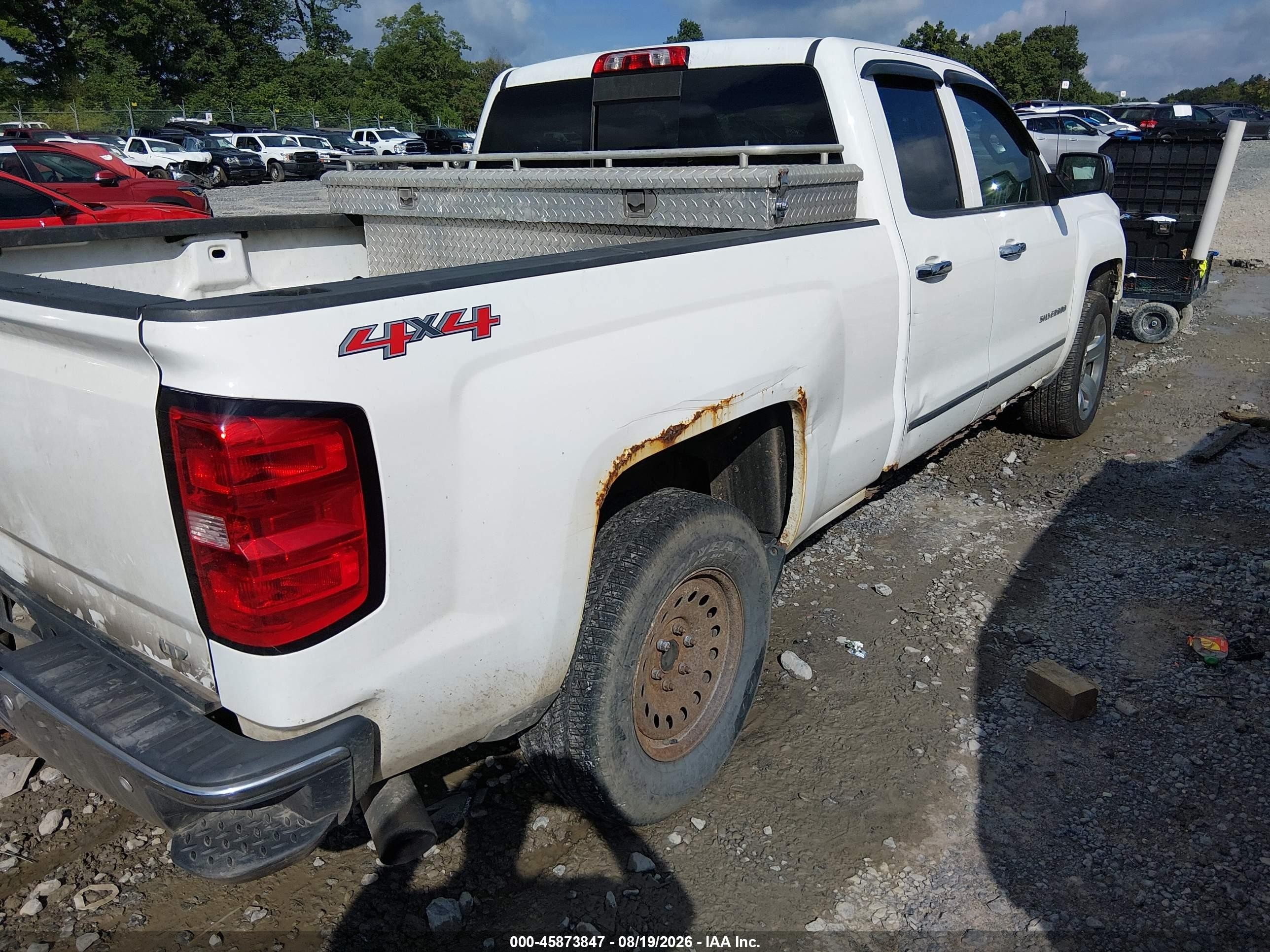 2014 Chevrolet Silverado 1500 Ltz Белый vin: 1GCVKSEC7EZ141679