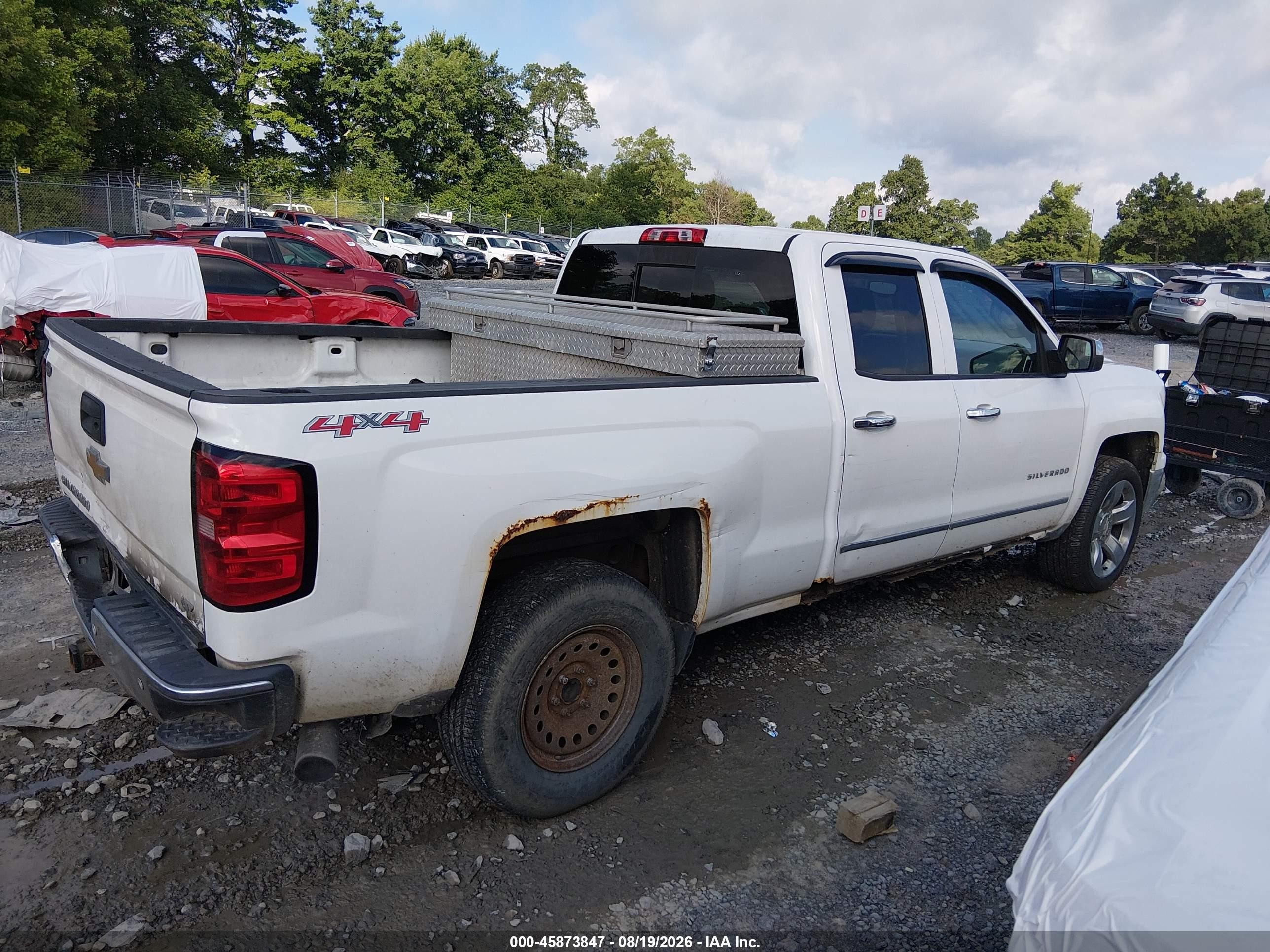 2014 Chevrolet Silverado 1500 Ltz Белый vin: 1GCVKSEC7EZ141679