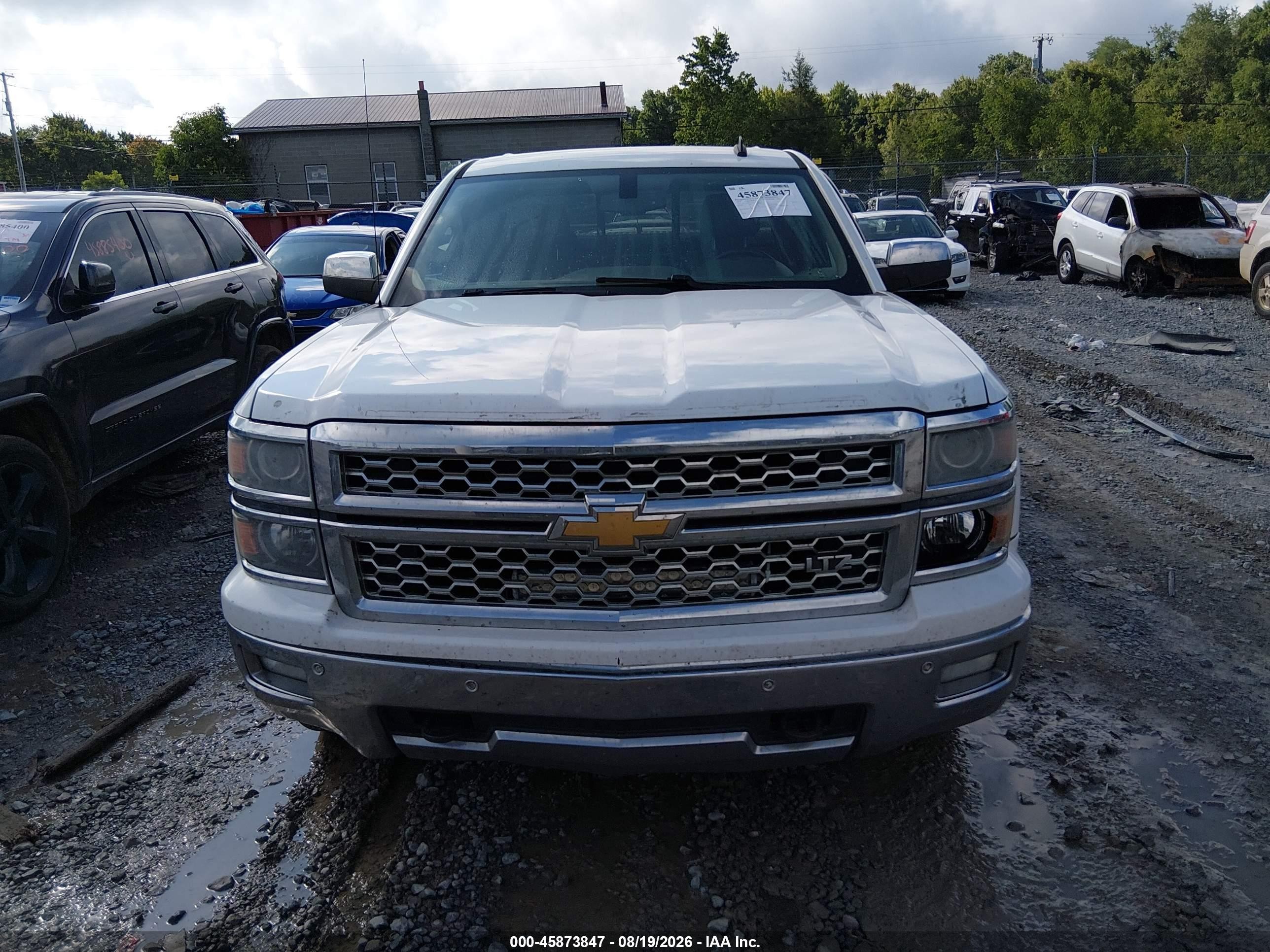 2014 Chevrolet Silverado 1500 Ltz Белый vin: 1GCVKSEC7EZ141679