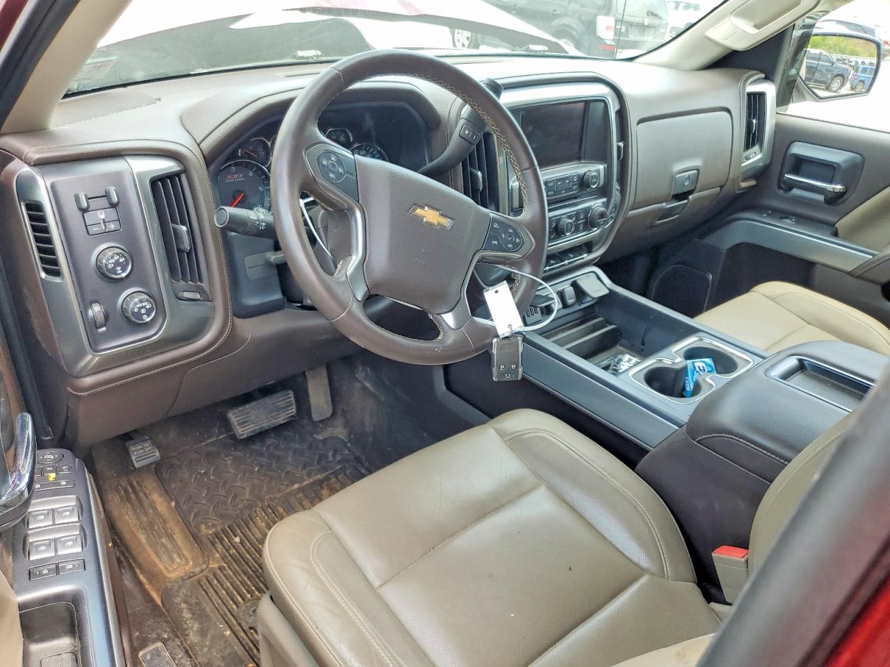 2015 Chevrolet Silverado K1500 Ltz Maroon vin: 1GCVKSEC7FZ189118