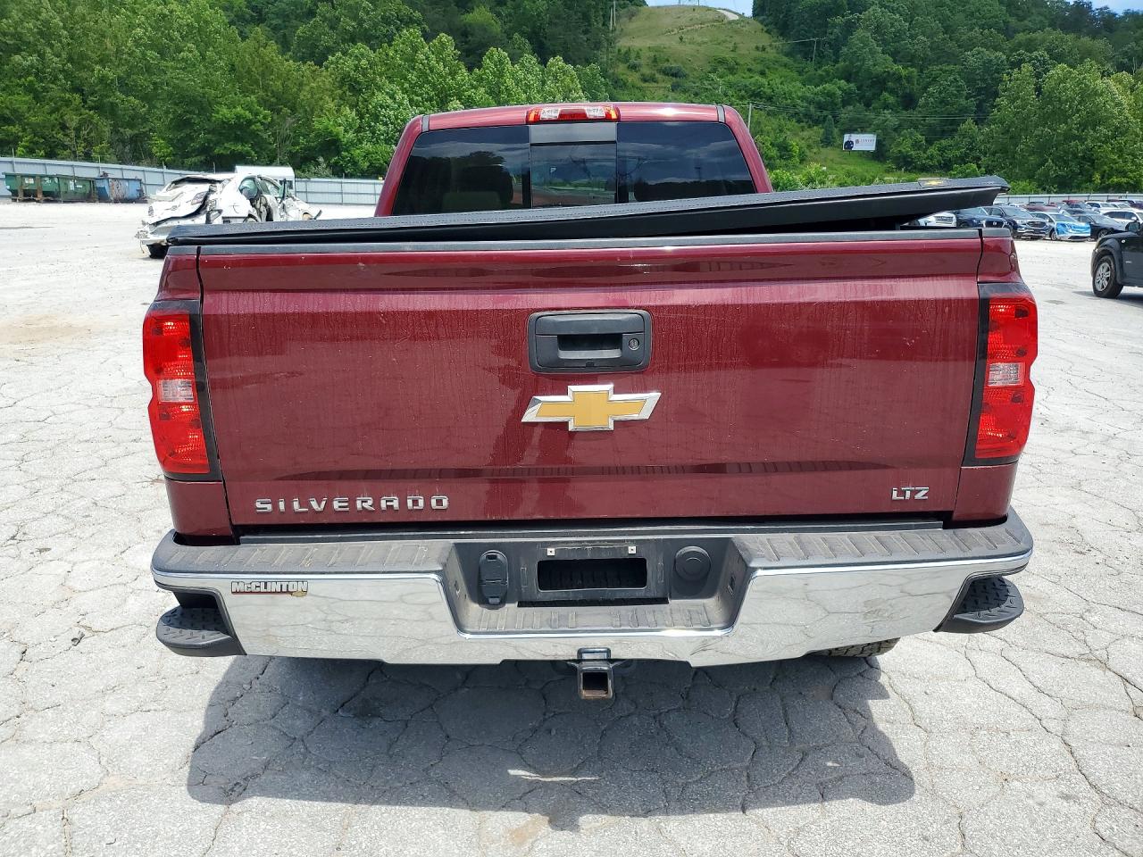 2015 Chevrolet Silverado K1500 Ltz Maroon vin: 1GCVKSEC7FZ189118