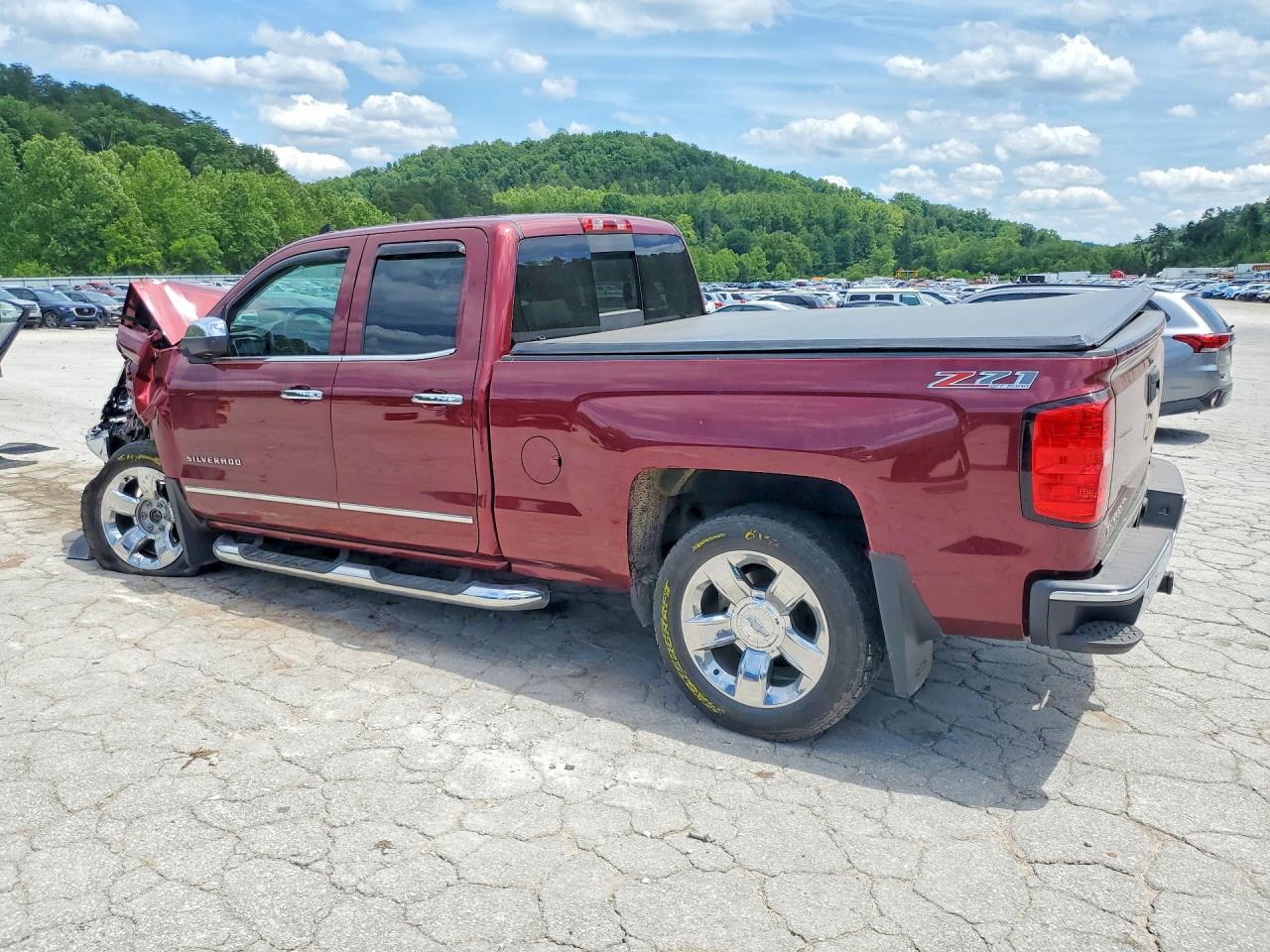 2015 Chevrolet Silverado K1500 Ltz Maroon vin: 1GCVKSEC7FZ189118