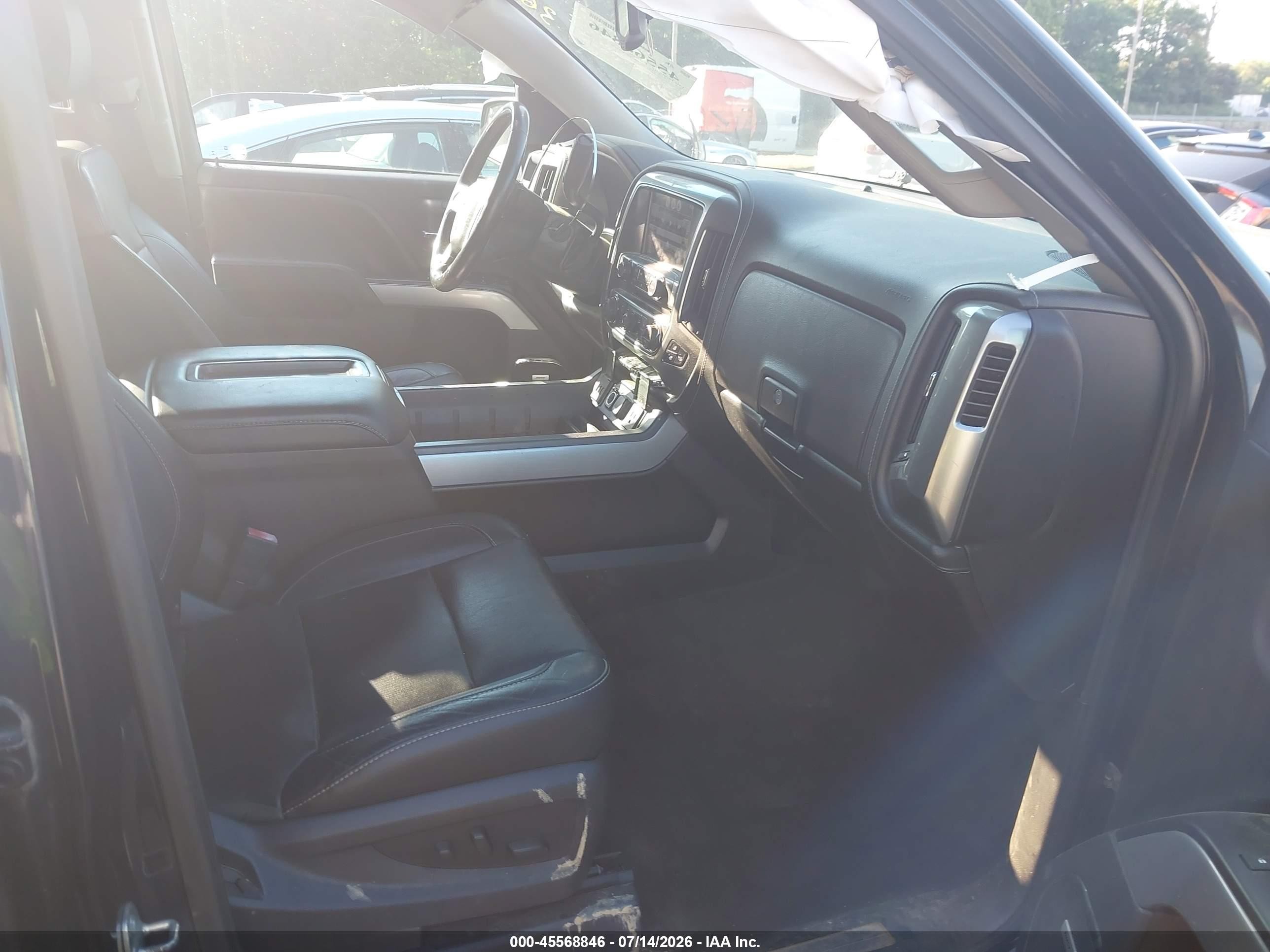2015 Chevrolet Silverado 1500 Ltz Black vin: 1GCVKSEC7FZ264903