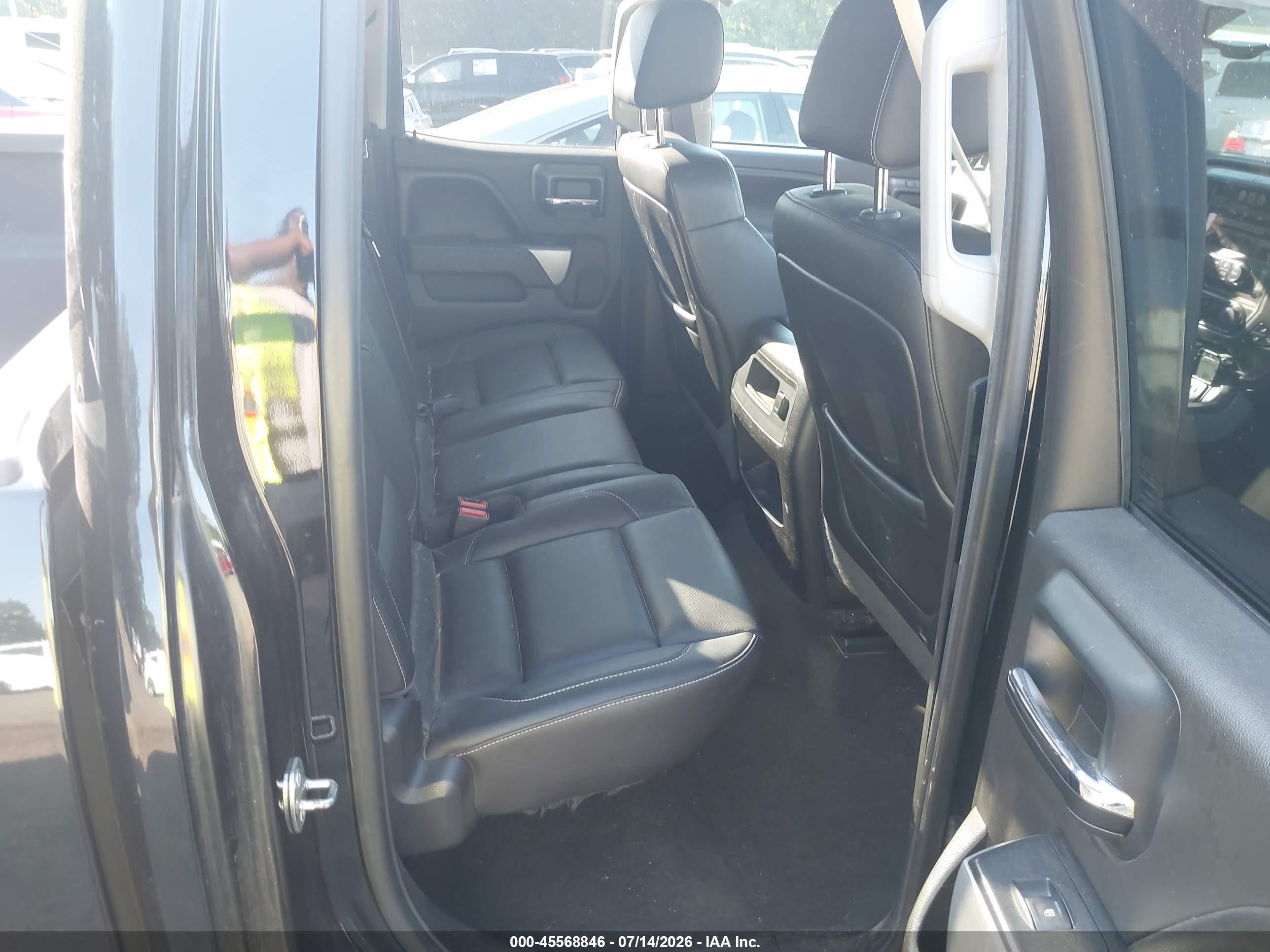2015 Chevrolet Silverado 1500 Ltz Black vin: 1GCVKSEC7FZ264903