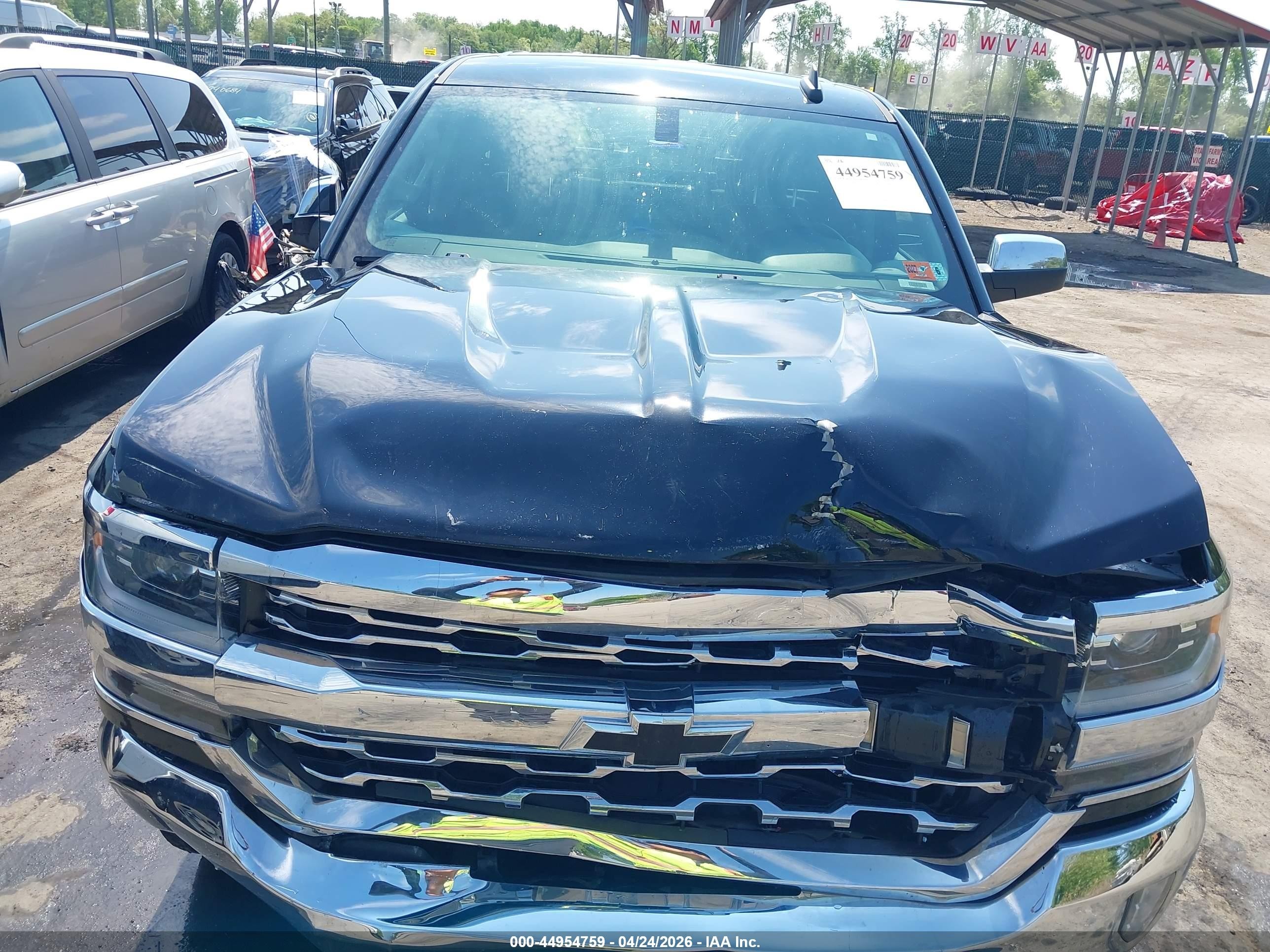 2017 Chevrolet Silverado 1500 1lz Черный vin: 1GCVKSEC7HZ203943