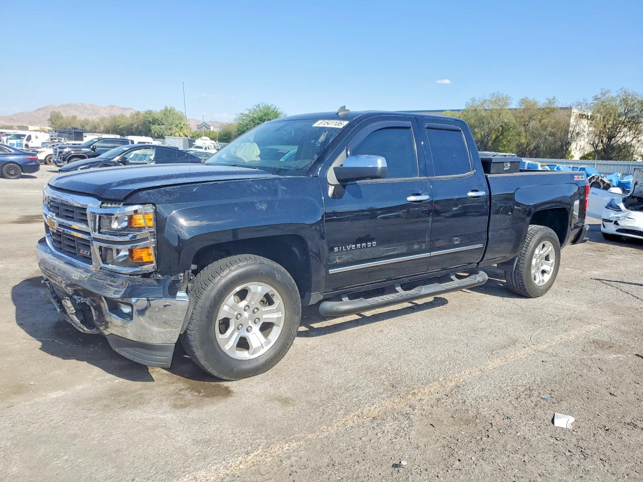 2014 Chevrolet Silverado K1500 Ltz Black vin: 1GCVKSEC8EZ305019
