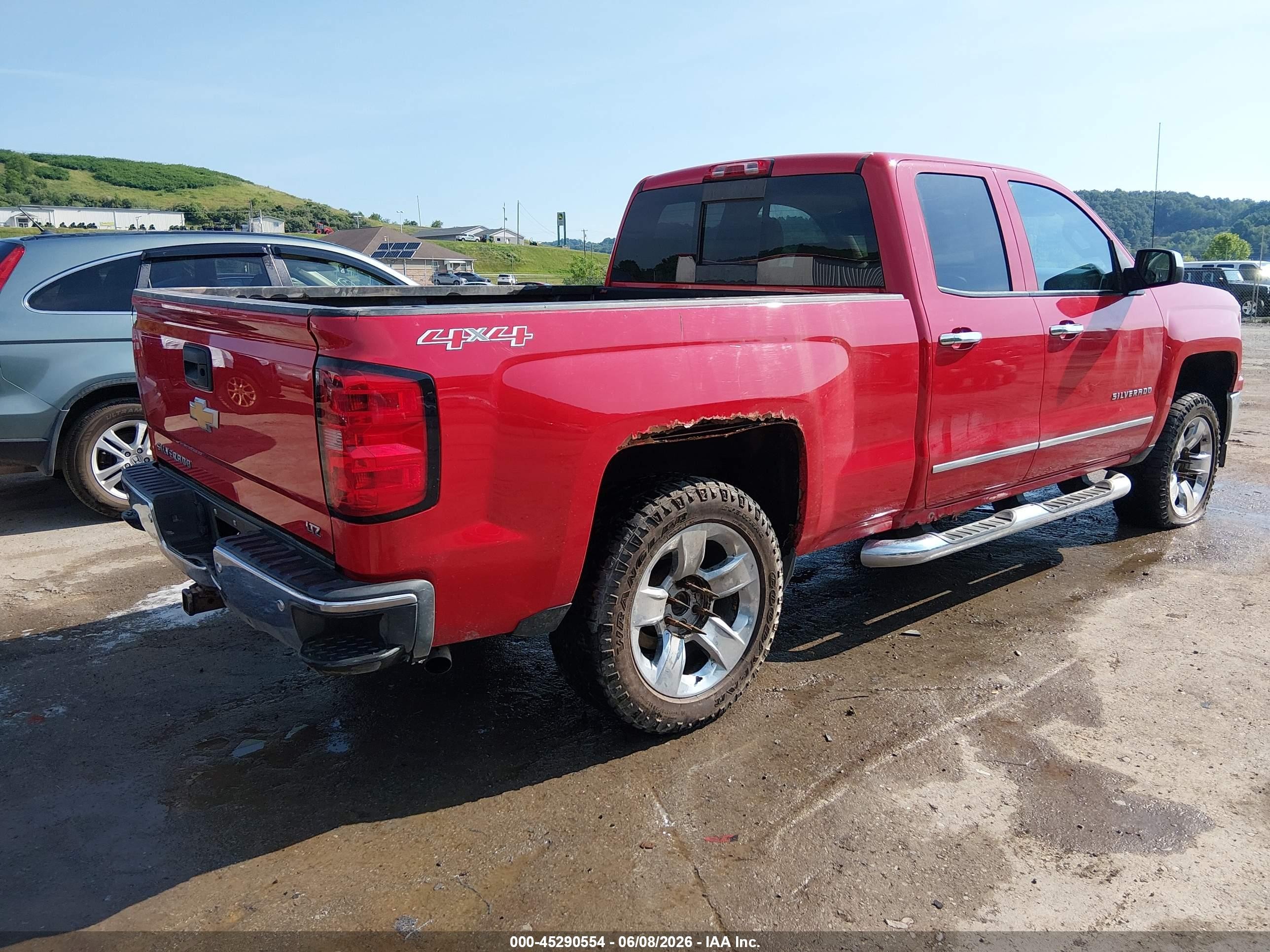 2014 Chevrolet Silverado 1500 1lz Красный vin: 1GCVKSEC8EZ402267