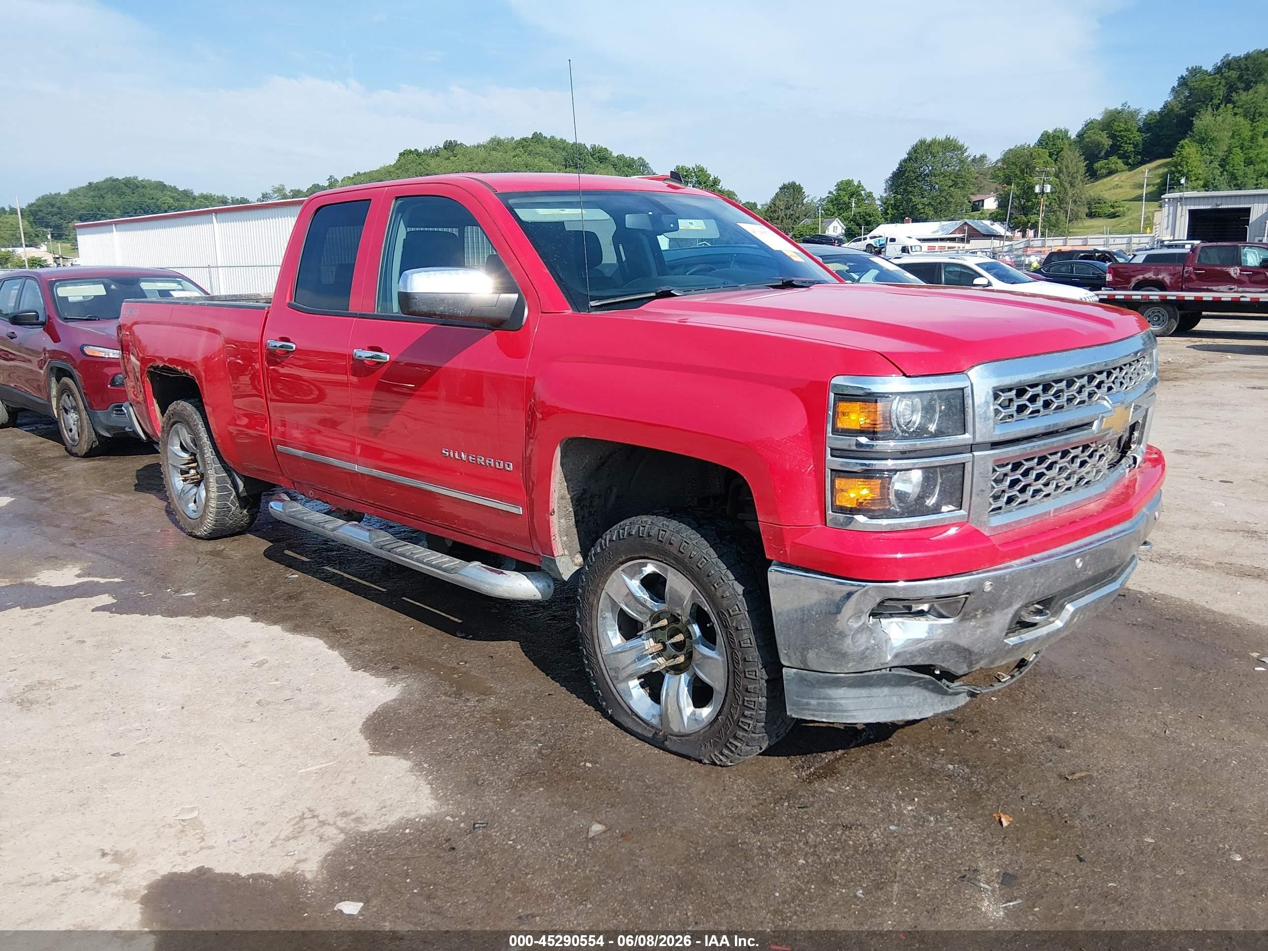 2014 Chevrolet Silverado 1500 1lz Красный vin: 1GCVKSEC8EZ402267