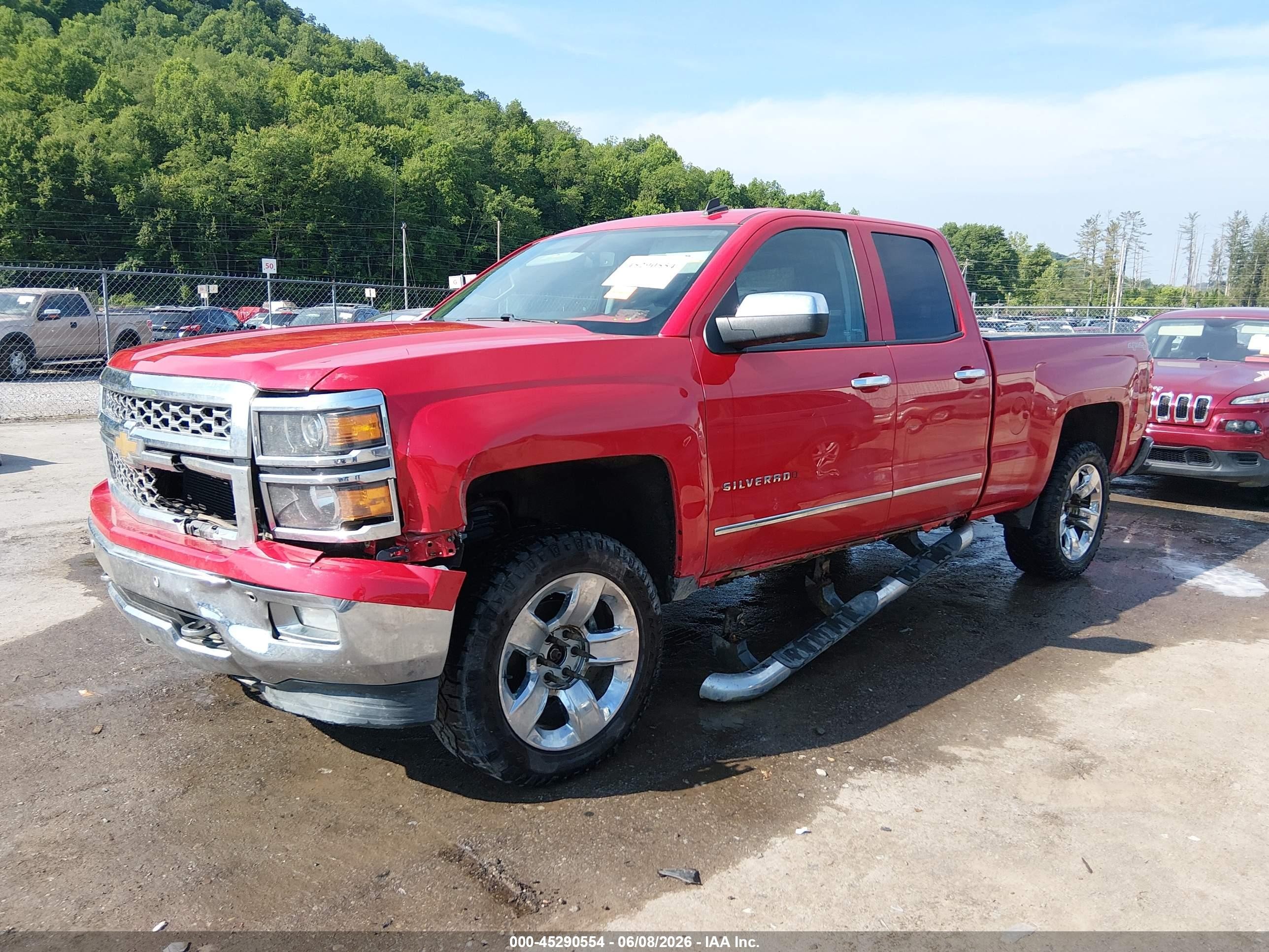 2014 Chevrolet Silverado 1500 1lz Красный vin: 1GCVKSEC8EZ402267