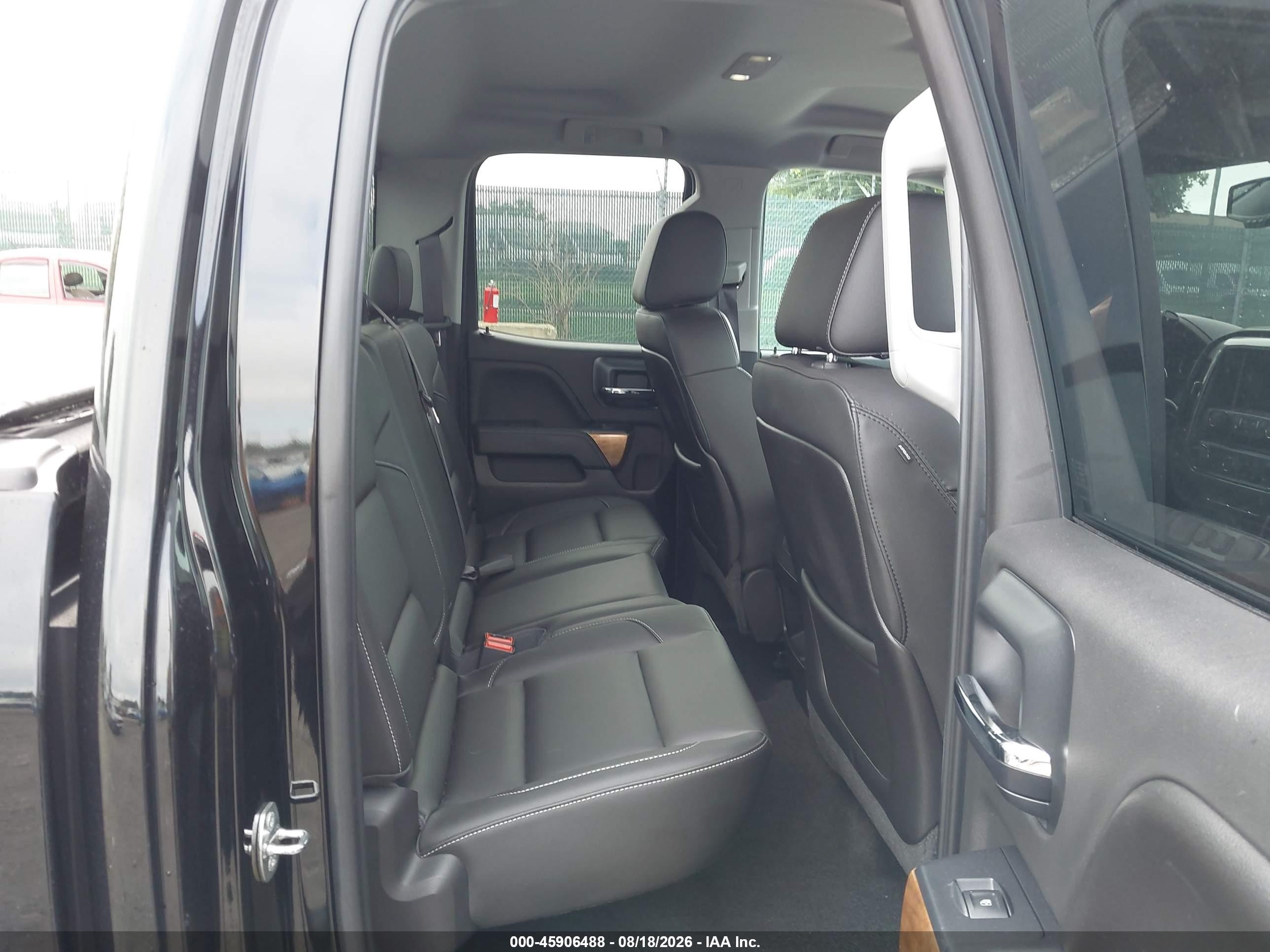2015 Chevrolet Silverado 1500 Ltz Black vin: 1GCVKSEC8FZ276235