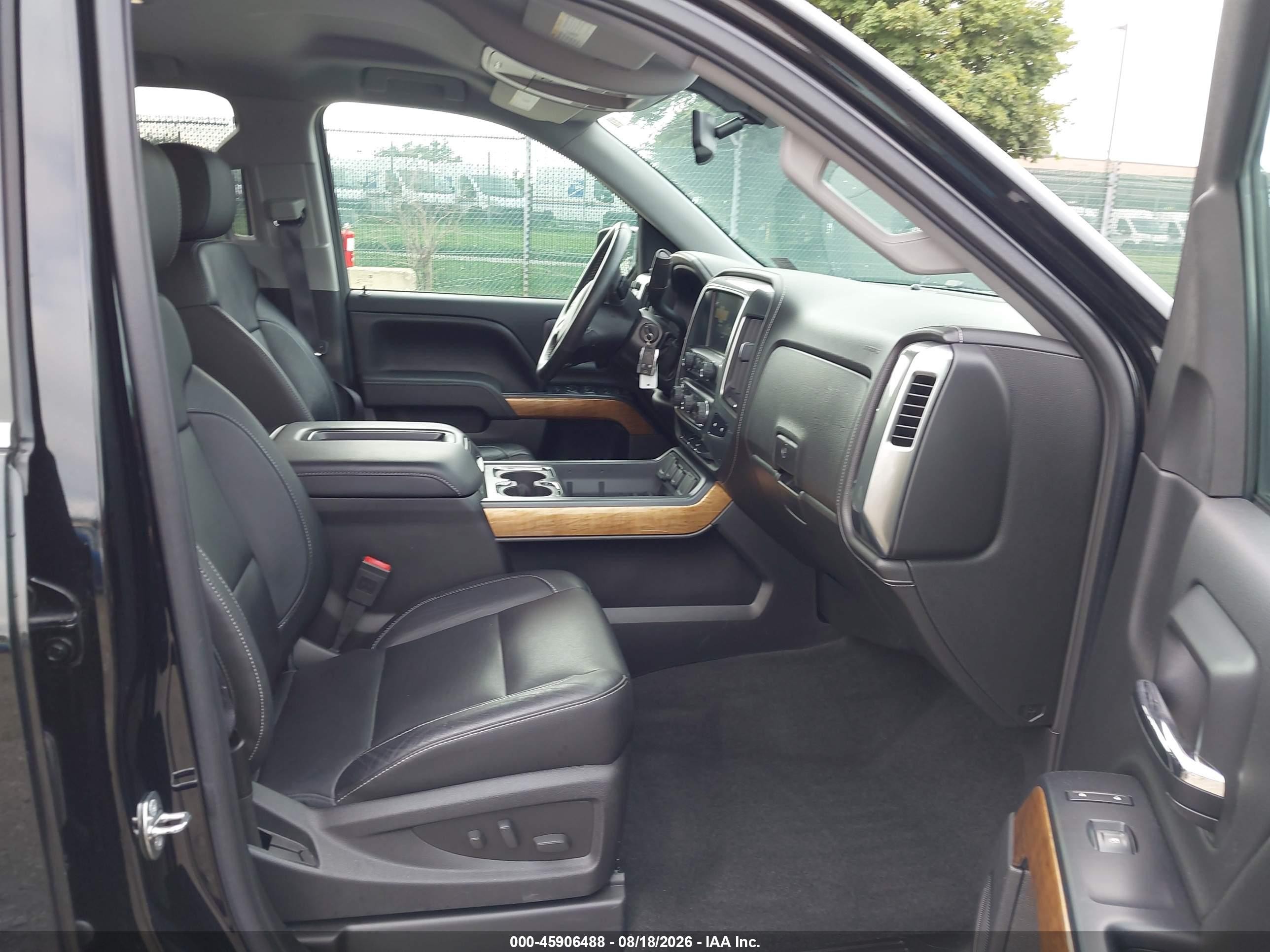 2015 Chevrolet Silverado 1500 Ltz Black vin: 1GCVKSEC8FZ276235